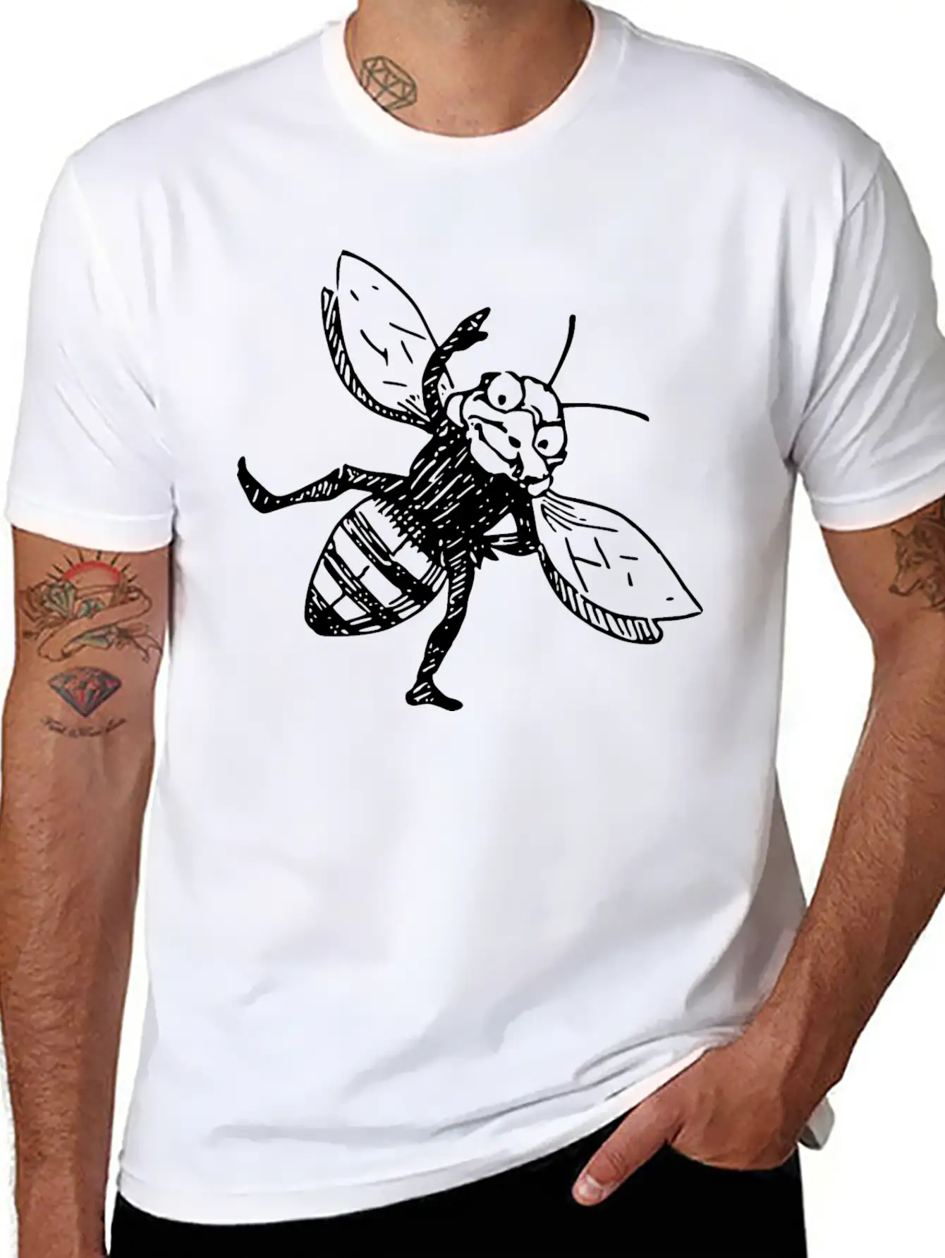 Comic Character 208 Stylish Everyday T-Shirt – Unisex Basic Cotton Tee