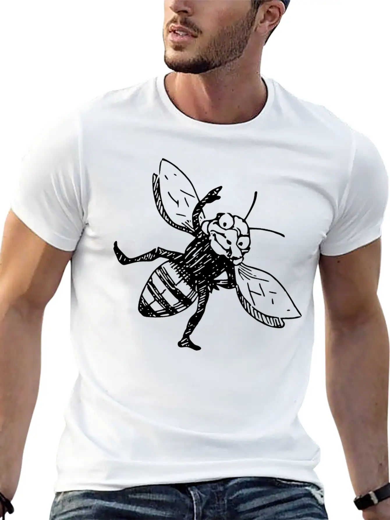Comic Character 208 Stylish Everyday T-Shirt – Unisex Basic Cotton Tee