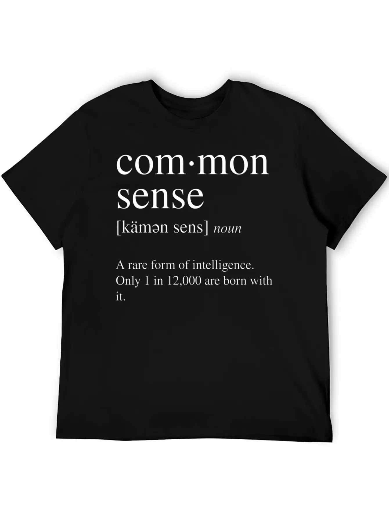 Common Sense Definition A Rare Form Of Comfortable Minimalist Graphic Tee – Summer Style Essential