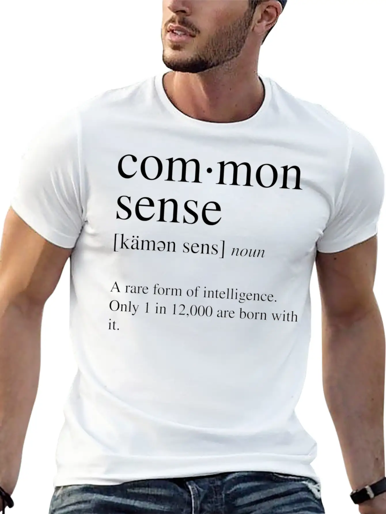 Common Sense Definition A Rare Form Of Comfortable Minimalist Graphic Tee – Summer Style Essential