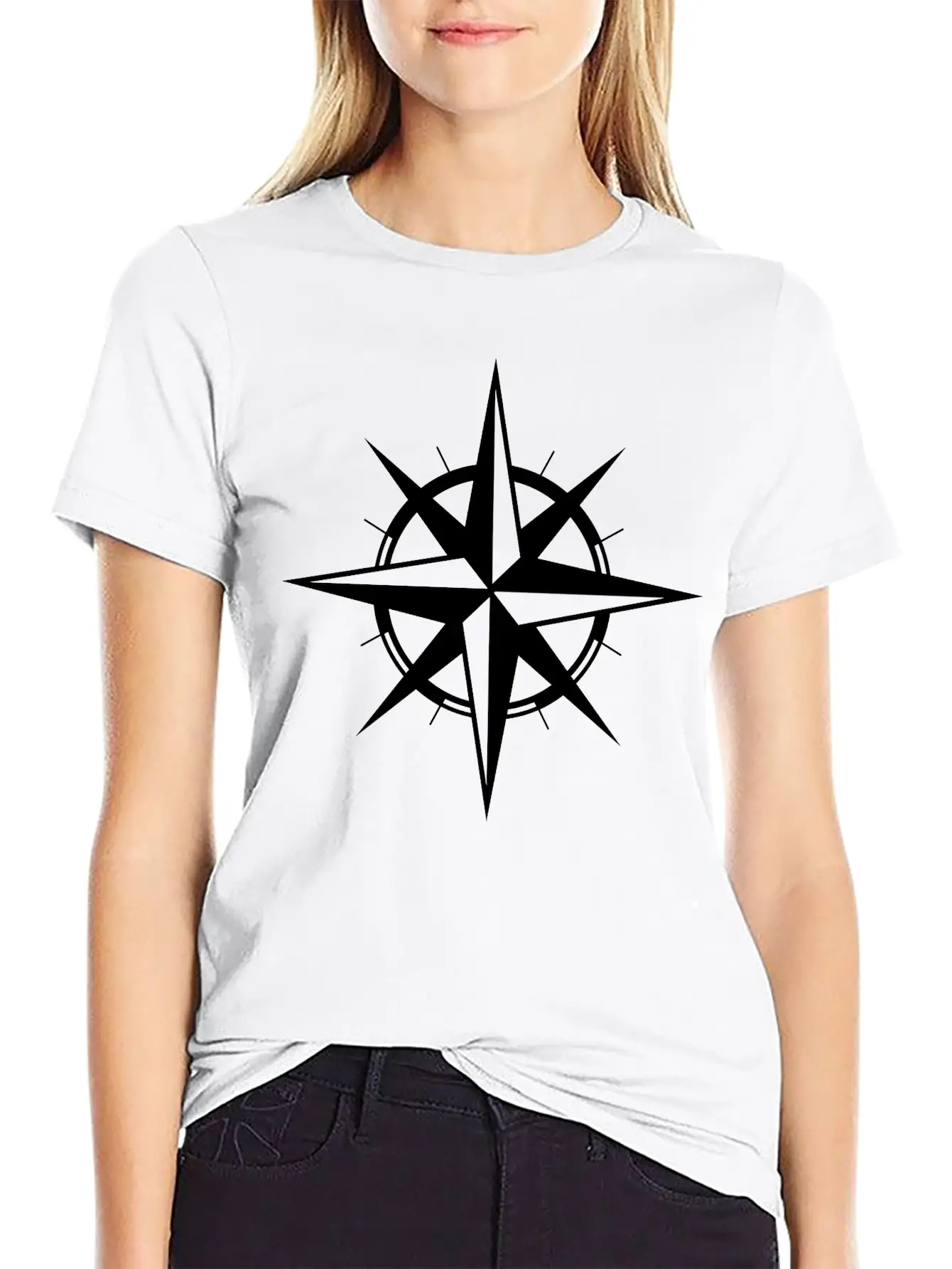 Compass Basic Graphic T-Shirt – Daily Comfort In Soft Cotton
