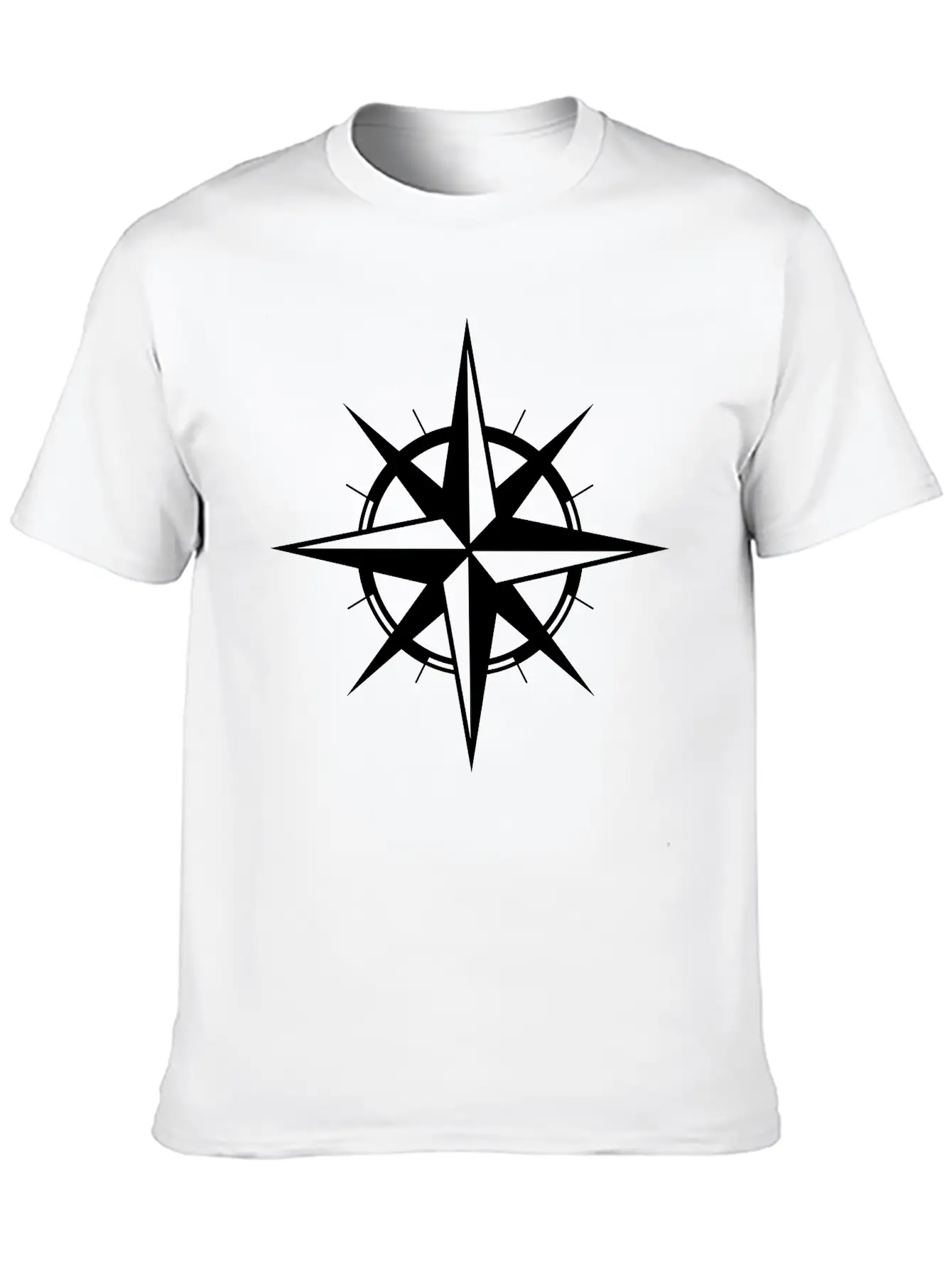 Compass Basic Graphic T-Shirt – Daily Comfort In Soft Cotton