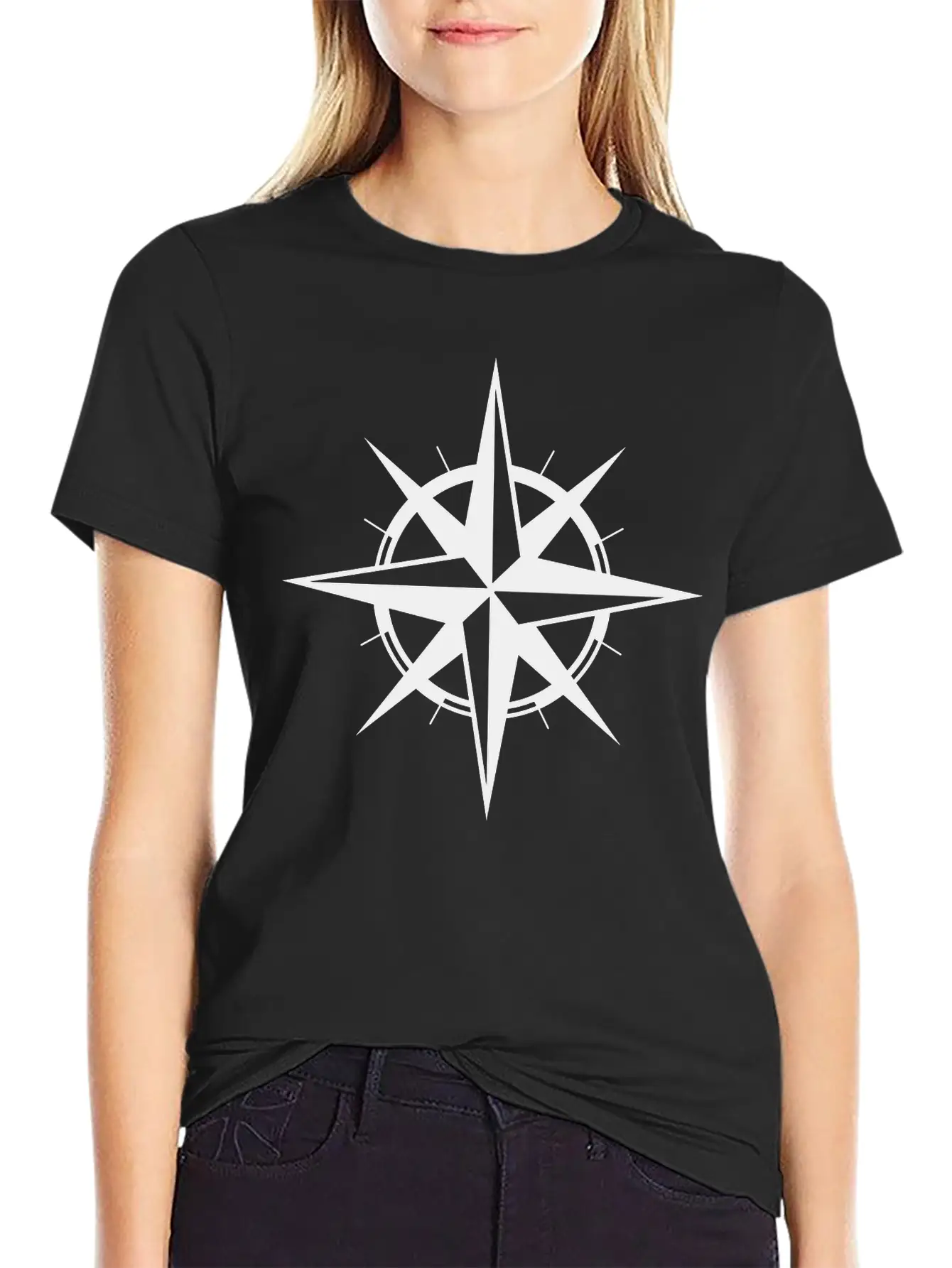 Compass Basic Graphic T-Shirt – Daily Comfort In Soft Cotton