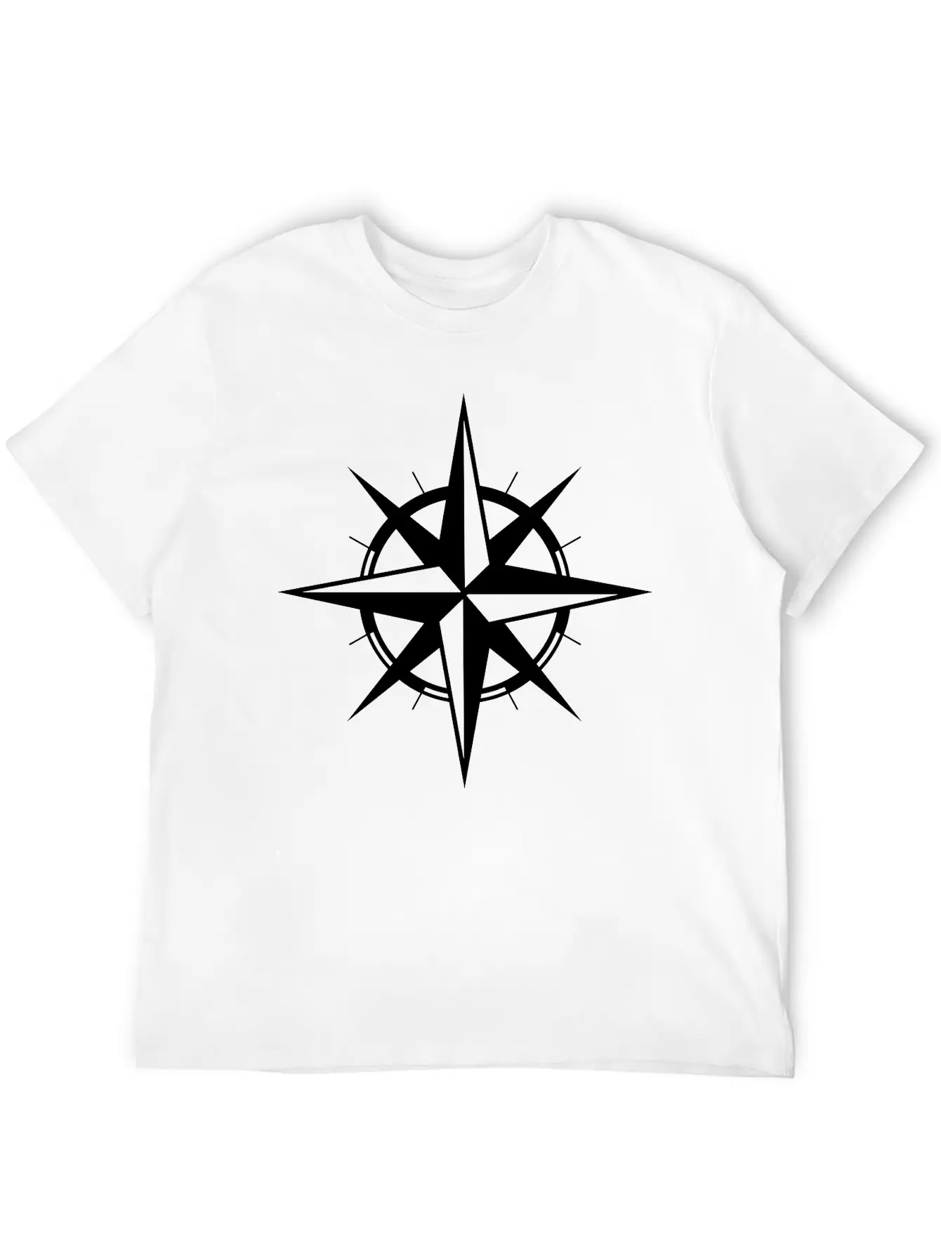Compass Basic Graphic T-Shirt – Daily Comfort In Soft Cotton