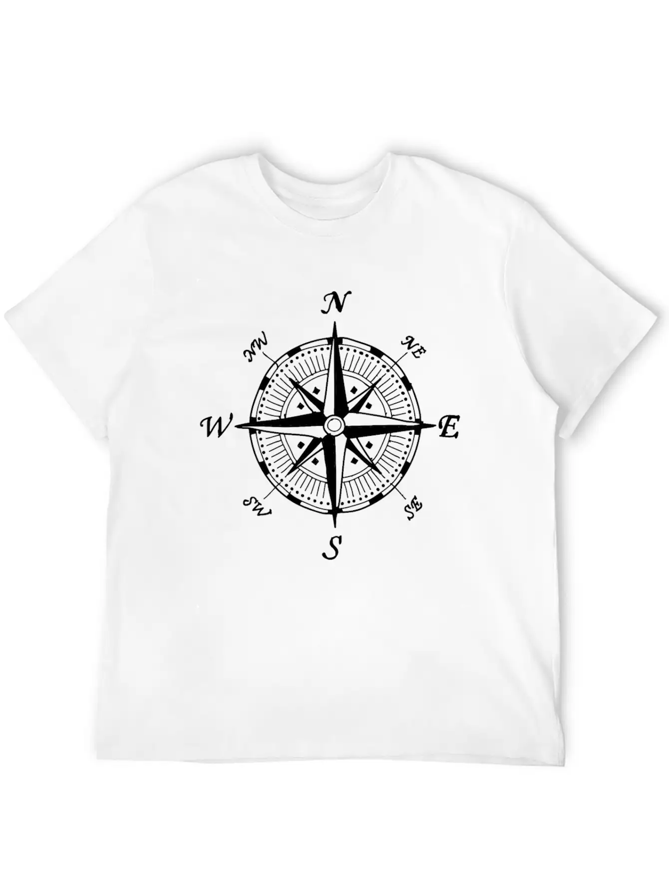 Compass Essential Unisex Summer Tee – Soft Cotton Casual Fit