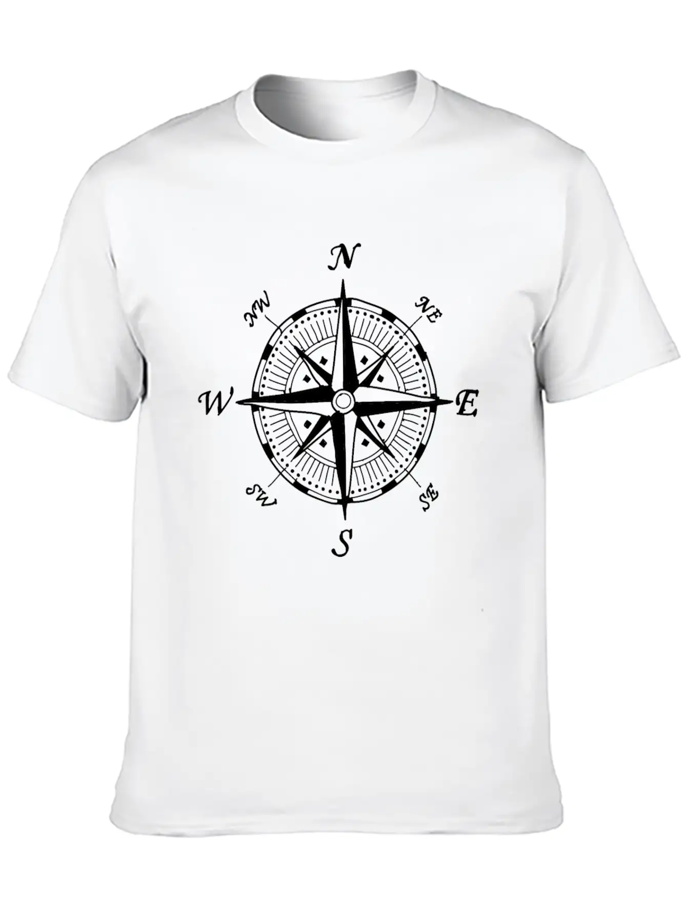 Compass Essential Unisex Summer Tee – Soft Cotton Casual Fit