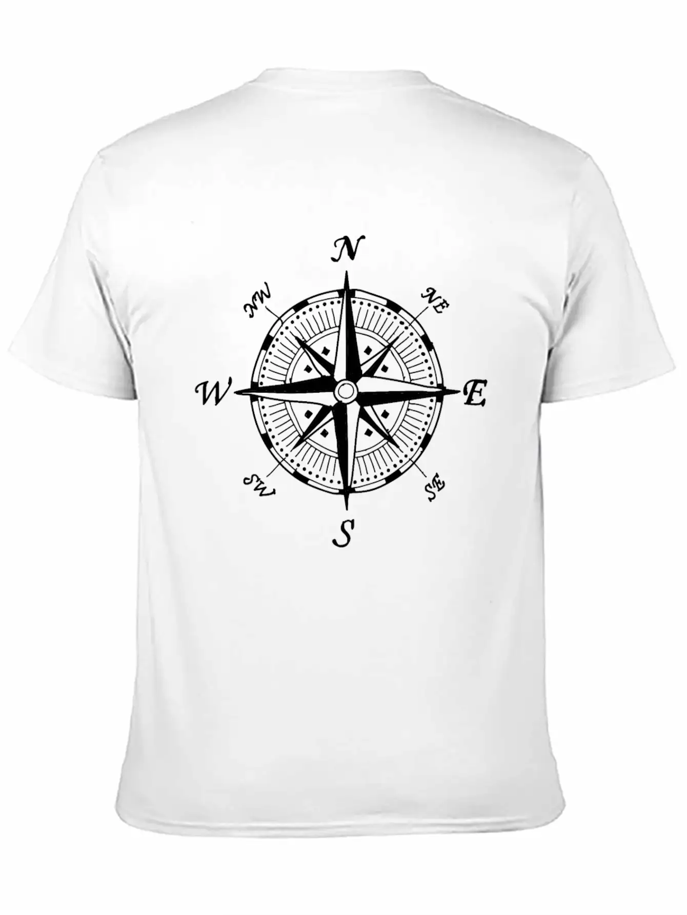 Compass Essential Unisex Summer Tee – Soft Cotton Casual Fit