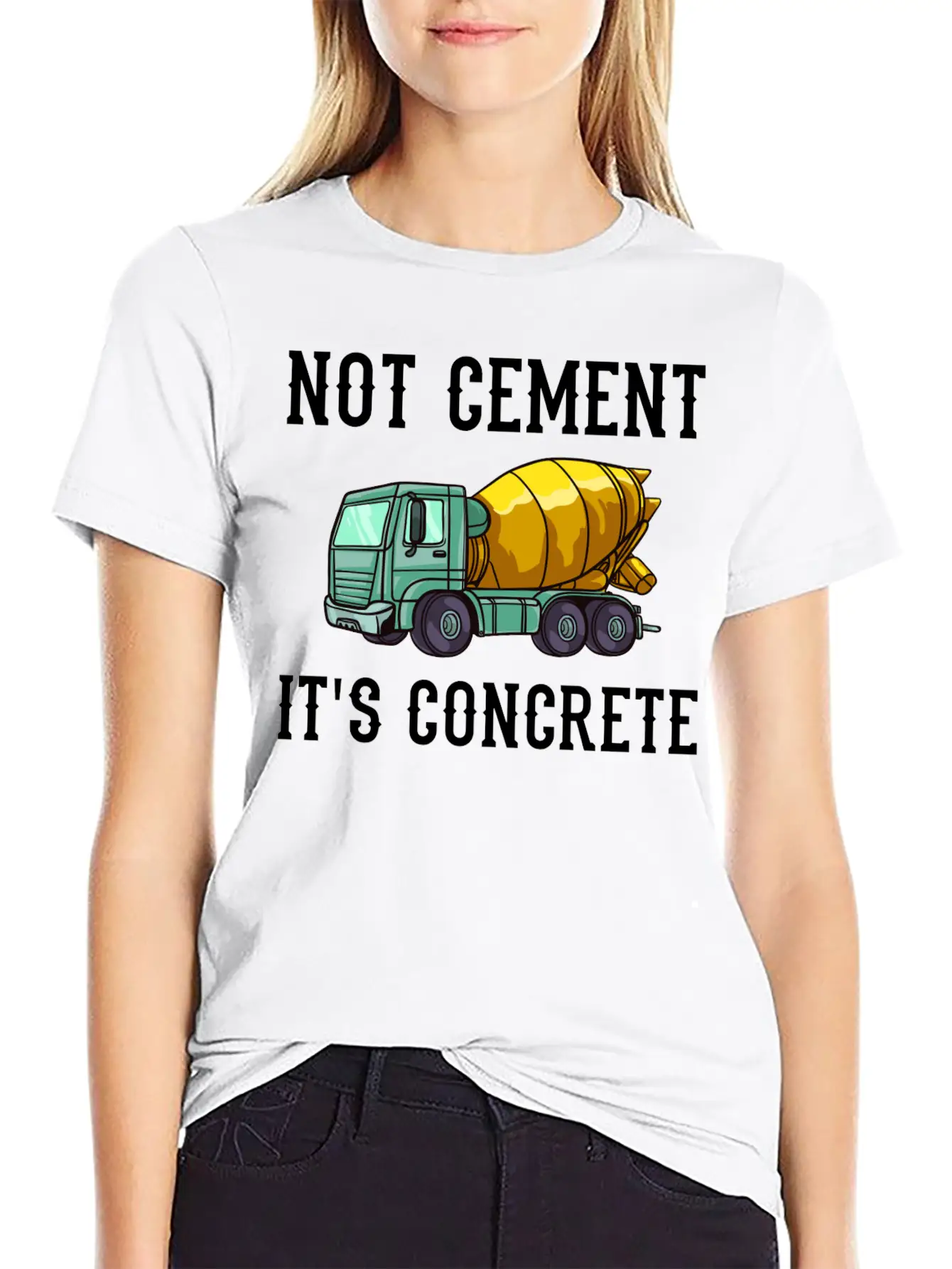 Concrete Finisher Worker Cement Mixer Truck Driver Relaxed Everyday Tee – Lightweight And Durable Cotton