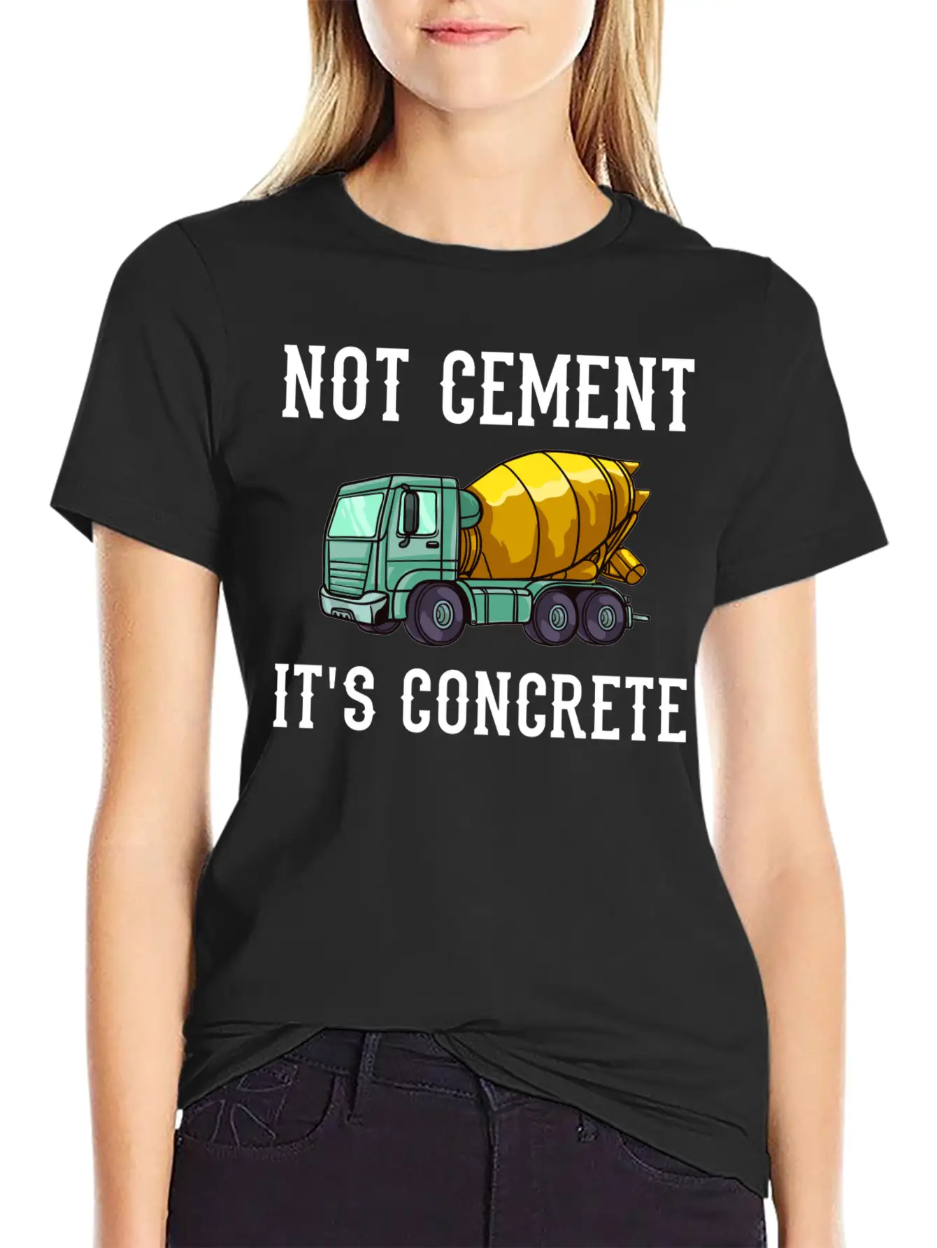 Concrete Finisher Worker Cement Mixer Truck Driver Relaxed Everyday Tee – Lightweight And Durable Cotton