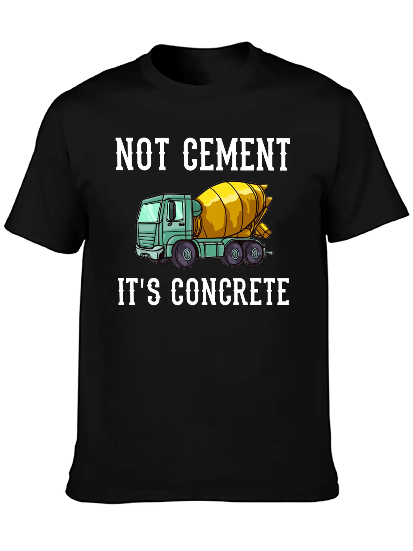 Concrete Finisher Worker Cement Mixer Truck Driver Relaxed Everyday Tee – Lightweight And Durable Cotton