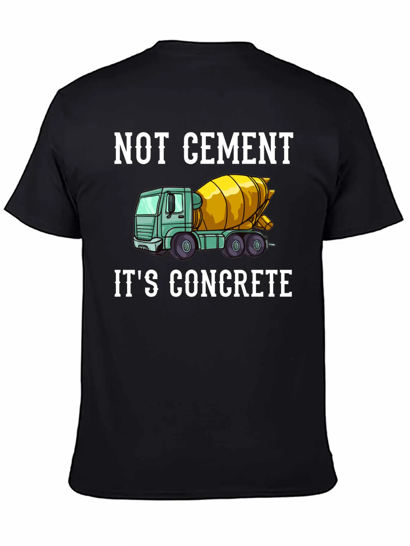 Concrete Finisher Worker Cement Mixer Truck Driver Relaxed Everyday Tee – Lightweight And Durable Cotton