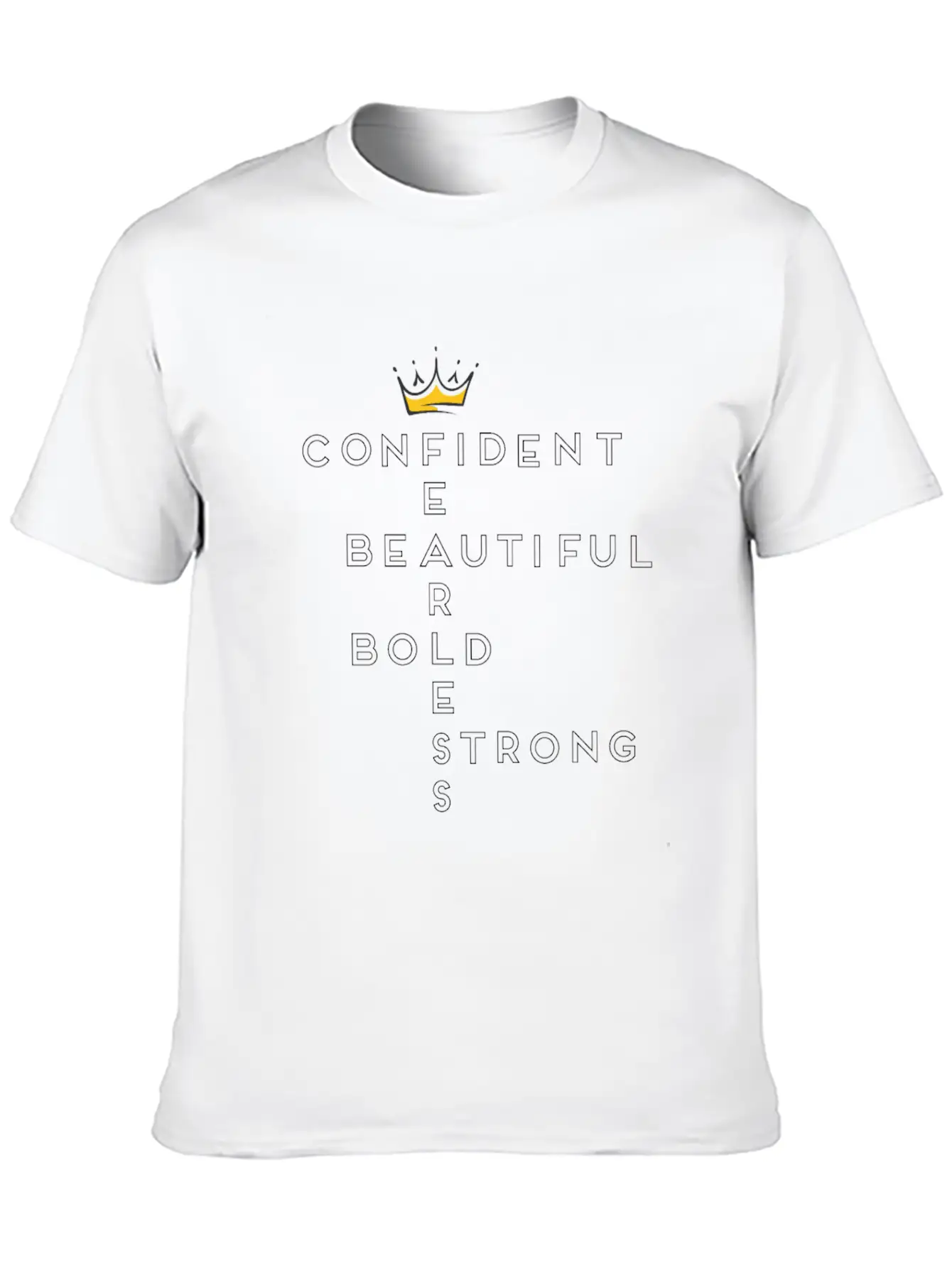 Confident Queen Timeless Short Sleeve Tee – Comfy And Minimalist Design