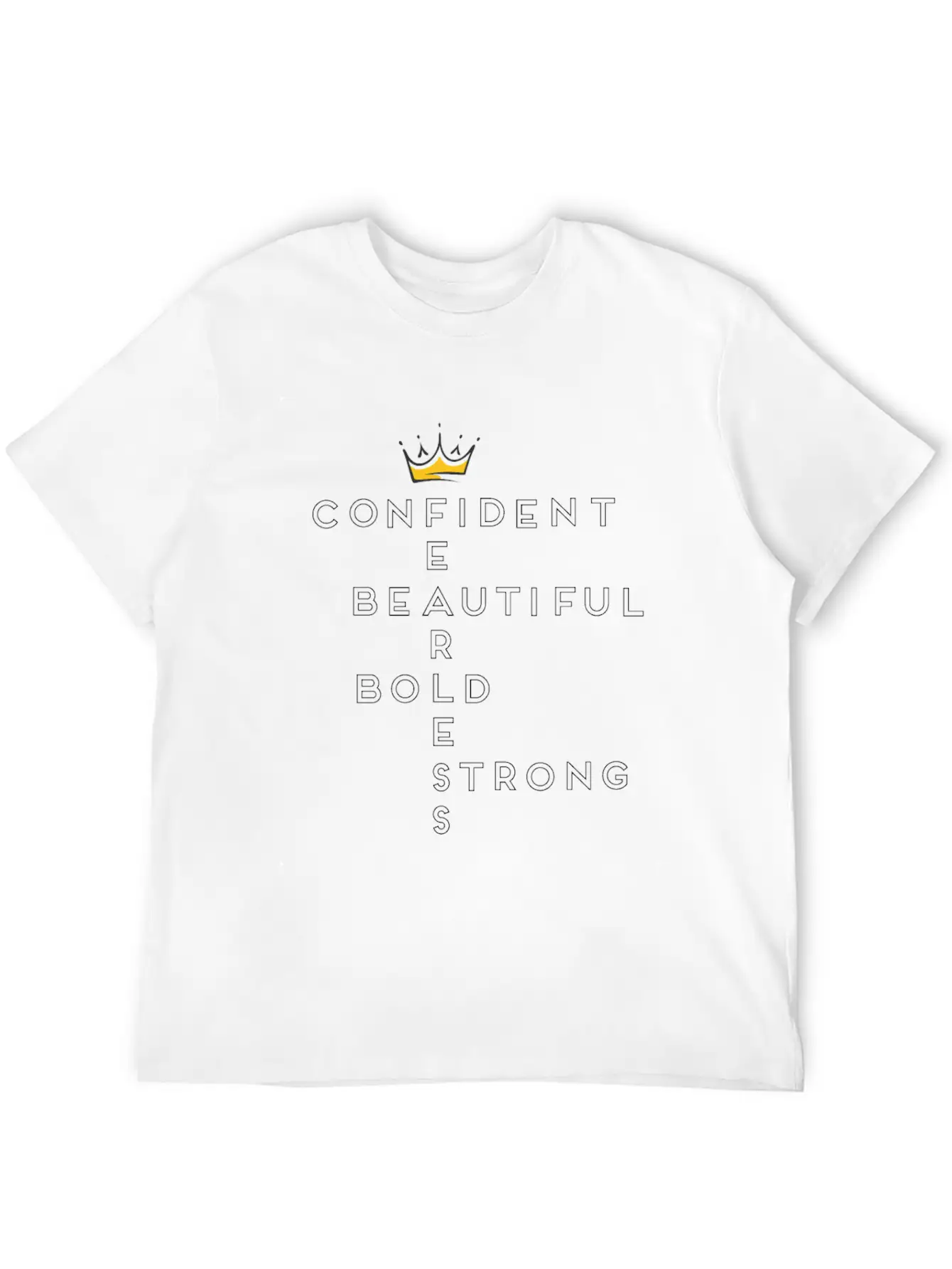 Confident Queen Timeless Short Sleeve Tee – Comfy And Minimalist Design