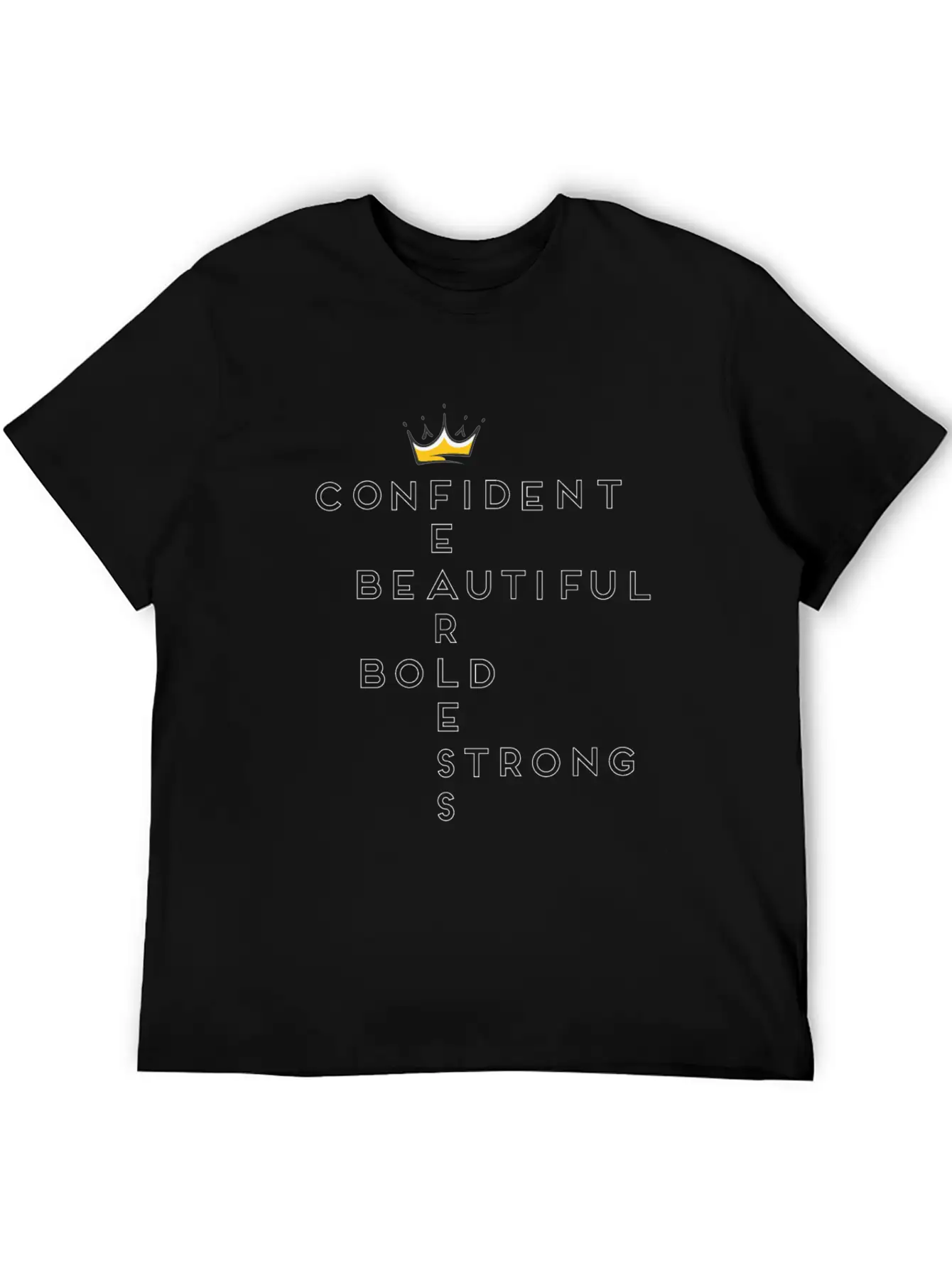 Confident Queen Timeless Short Sleeve Tee – Comfy And Minimalist Design