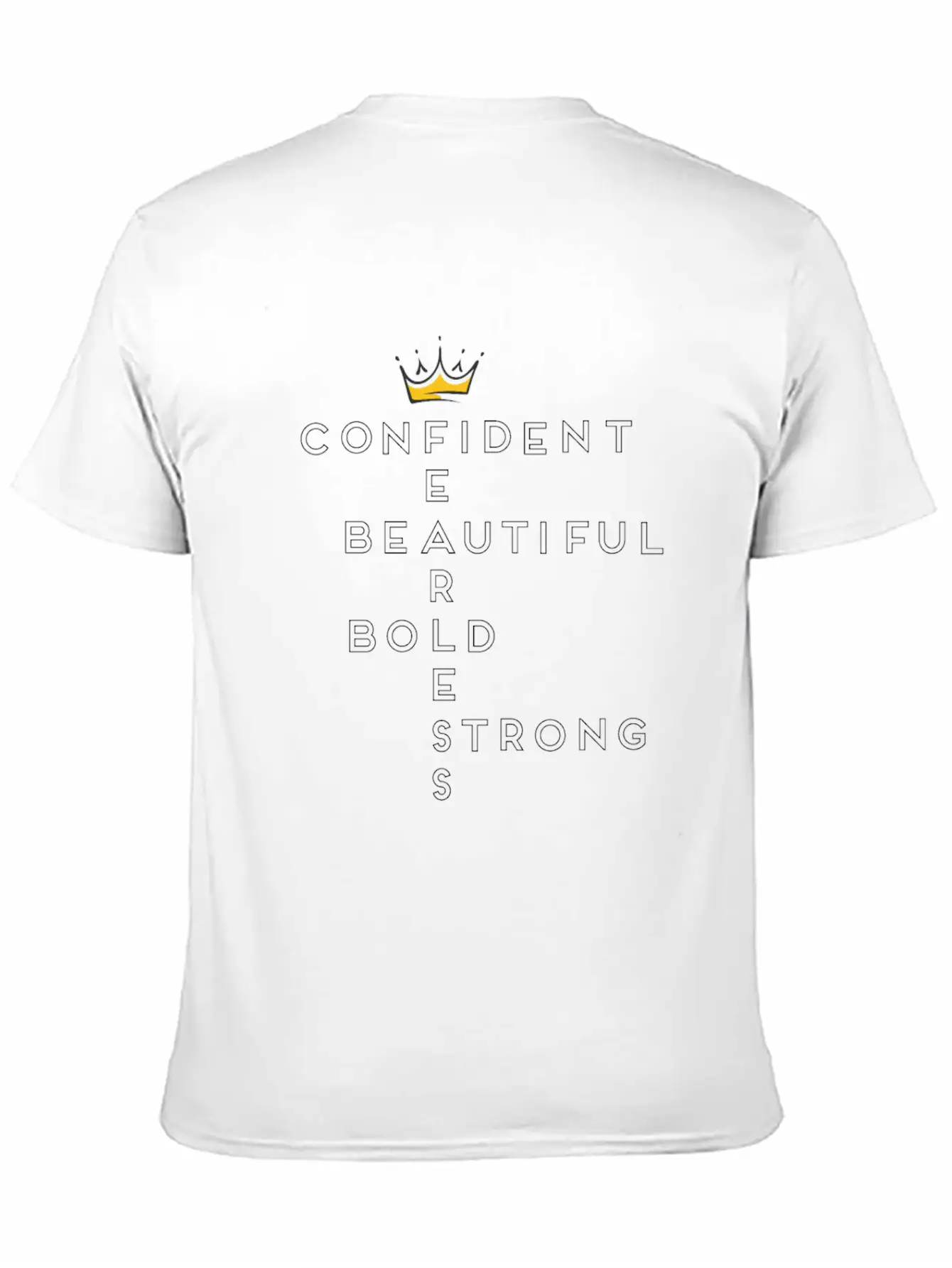 Confident Queen Timeless Short Sleeve Tee – Comfy And Minimalist Design