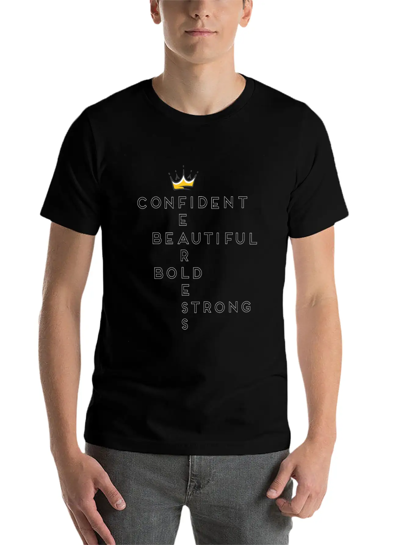 Confident Queen Timeless Short Sleeve Tee – Comfy And Minimalist Design