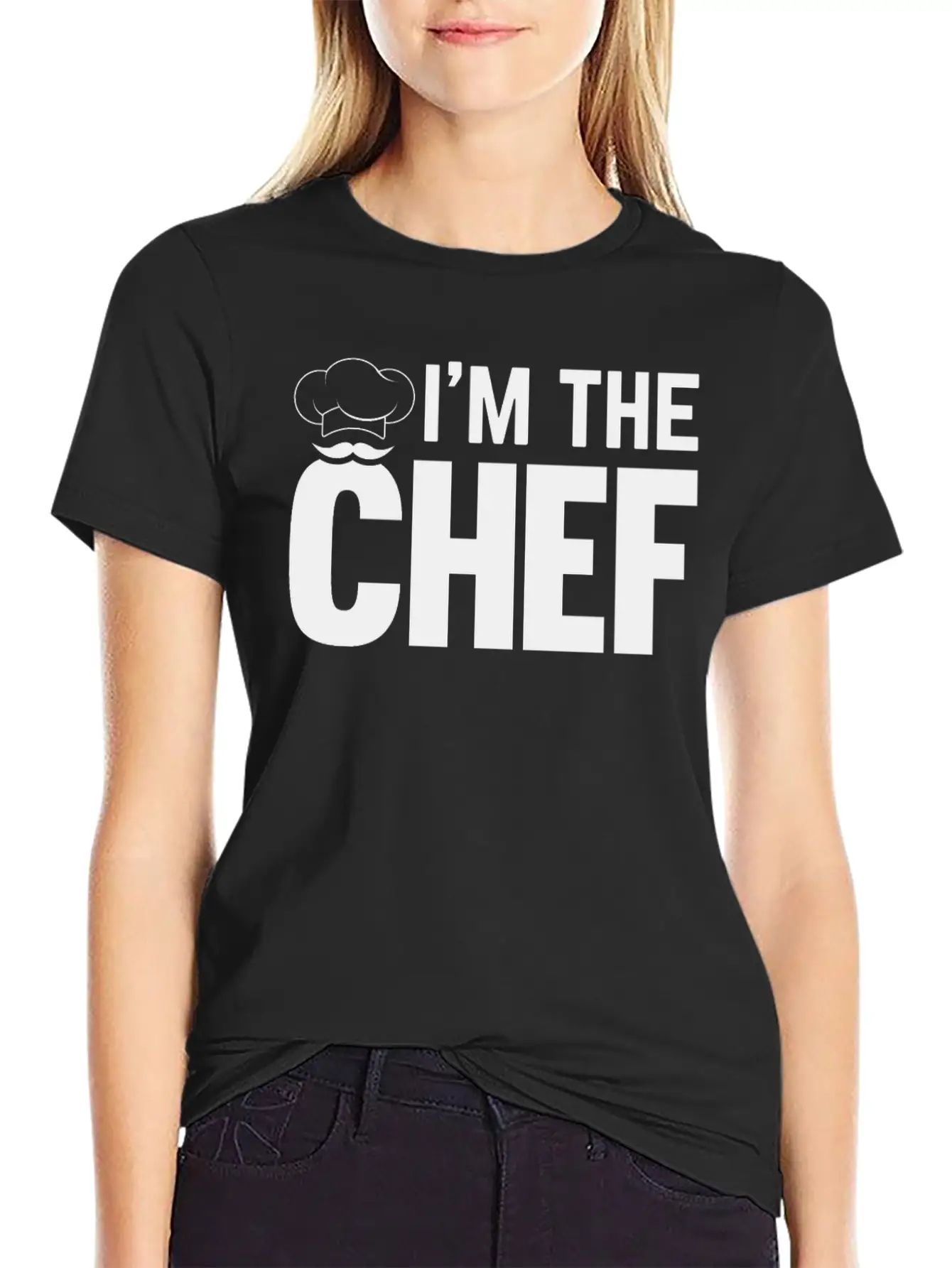 Cooking Cook - I'm The Chef - Funny Cooking Chef Unisex Short Sleeve Soft Cotton T-Shirt – Casual Everyday Wear