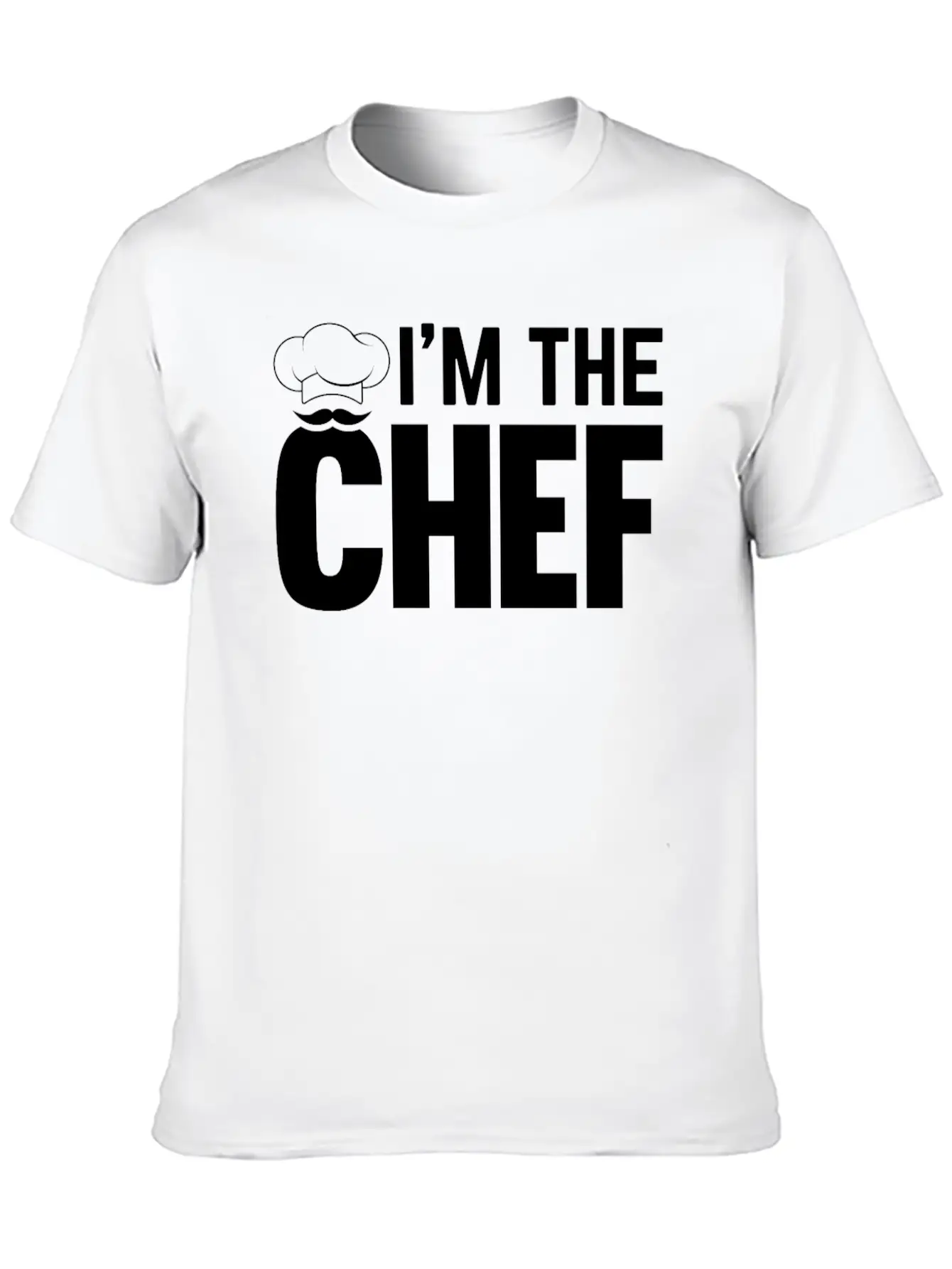 Cooking Cook - I'm The Chef - Funny Cooking Chef Unisex Short Sleeve Soft Cotton T-Shirt – Casual Everyday Wear