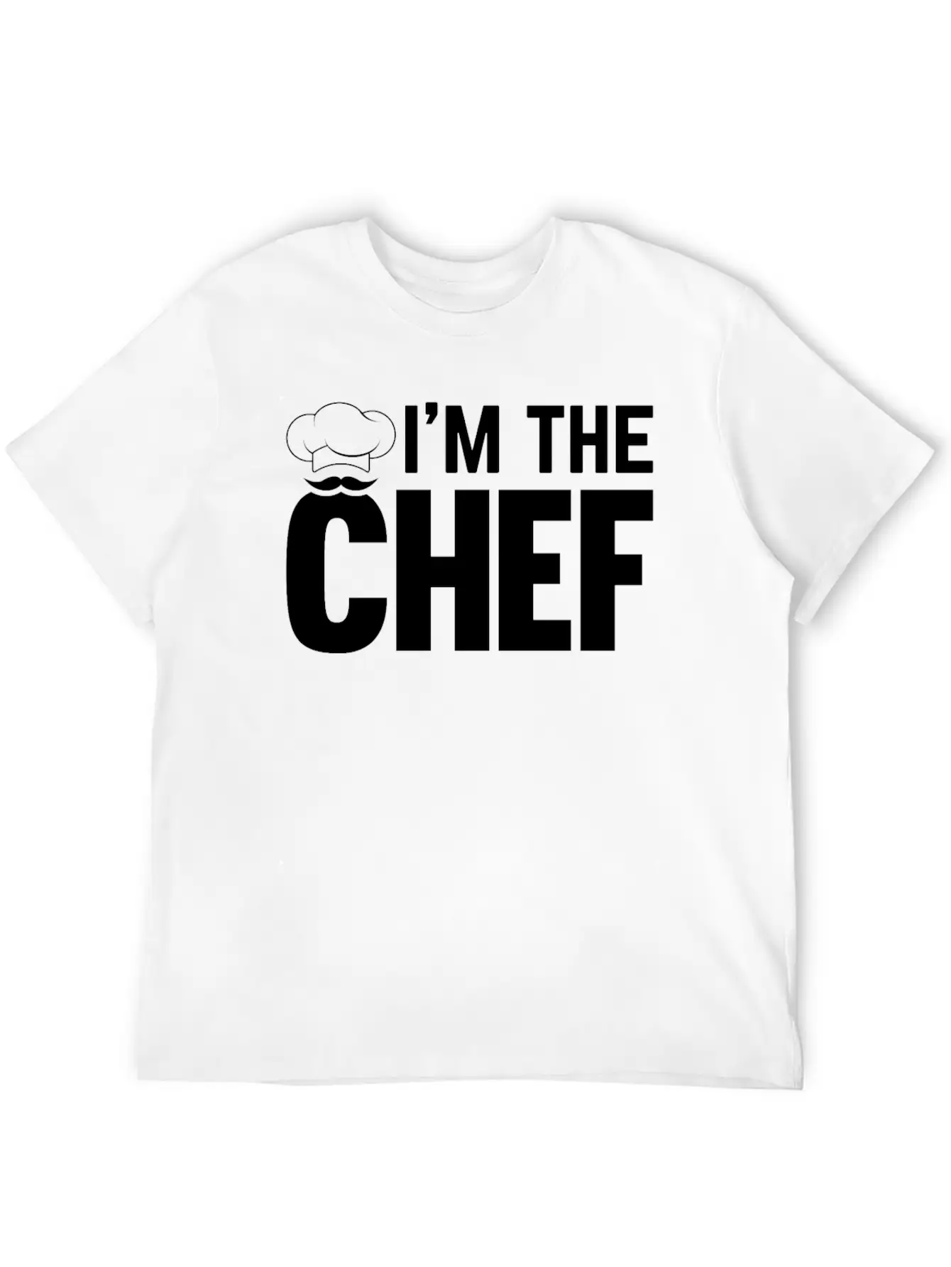Cooking Cook - I'm The Chef - Funny Cooking Chef Unisex Short Sleeve Soft Cotton T-Shirt – Casual Everyday Wear