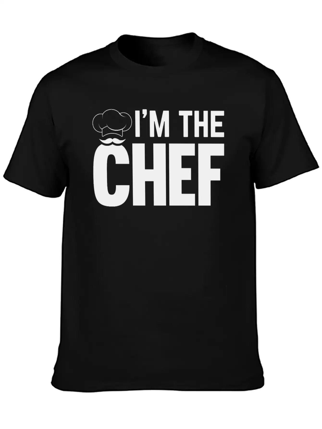 Cooking Cook - I'm The Chef - Funny Cooking Chef Unisex Short Sleeve Soft Cotton T-Shirt – Casual Everyday Wear