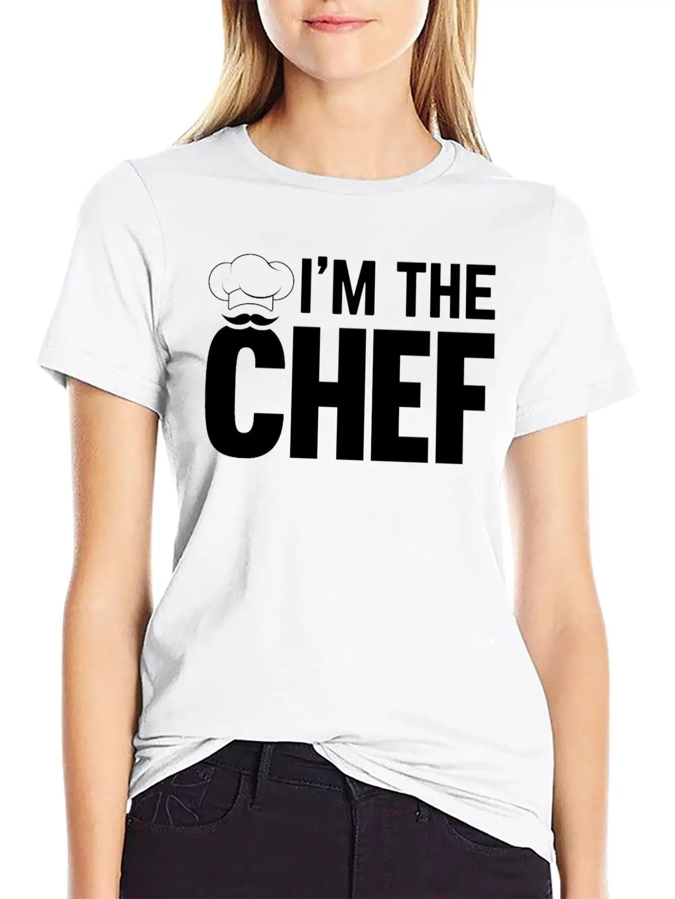 Cooking Cook - I'm The Chef - Funny Cooking Chef Unisex Short Sleeve Soft Cotton T-Shirt – Casual Everyday Wear
