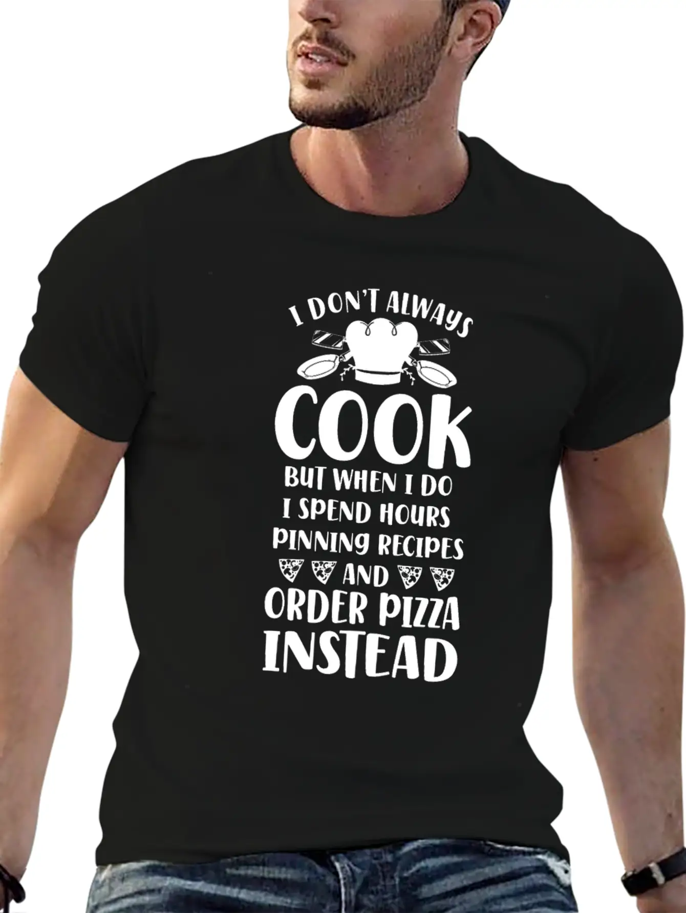 Cooking Cook Pizza Kitchen Chef I Unisex Short Sleeve Soft Cotton T-Shirt – Casual Everyday Wear