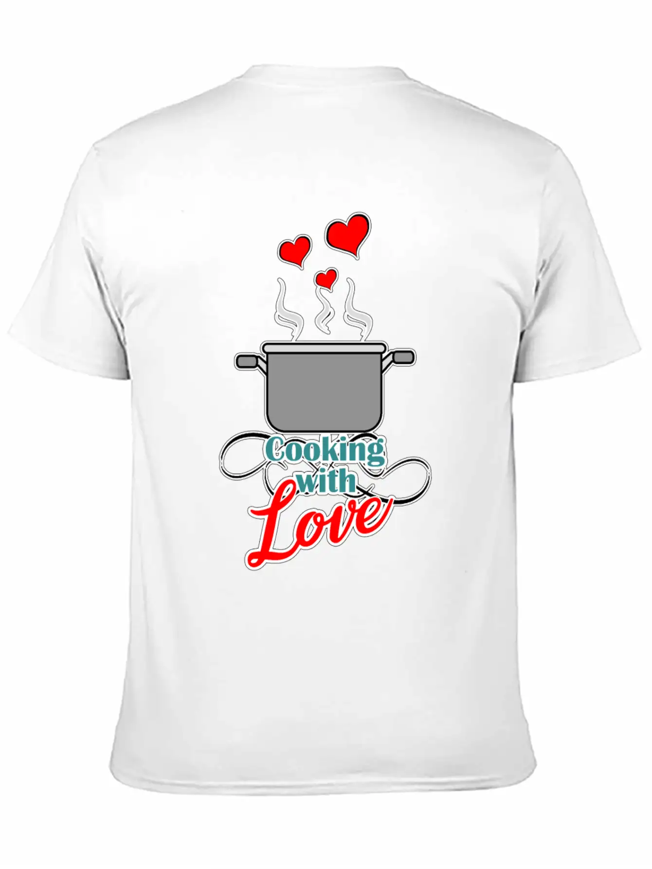 Cooking With Love - With Love Cooking Timeless Short Sleeve Tee – Comfy And Minimalist Design