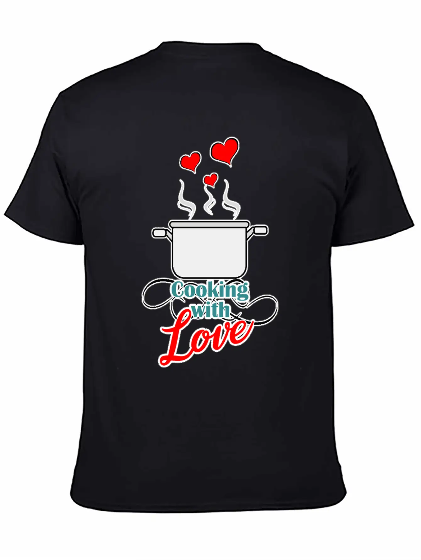 Cooking With Love - With Love Cooking Timeless Short Sleeve Tee – Comfy And Minimalist Design