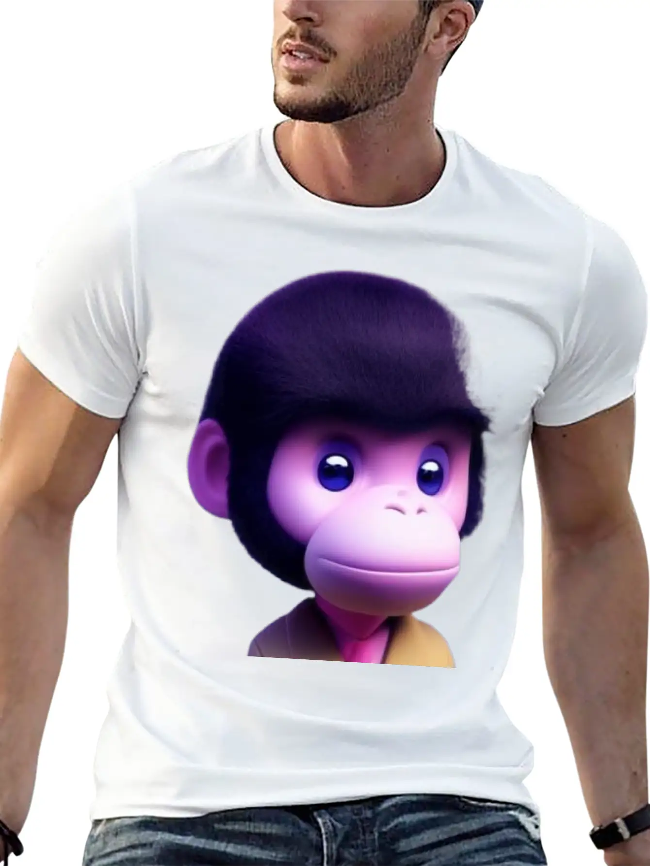 Cool Ape Stylish Everyday T-Shirt – Unisex Basic Cotton Tee