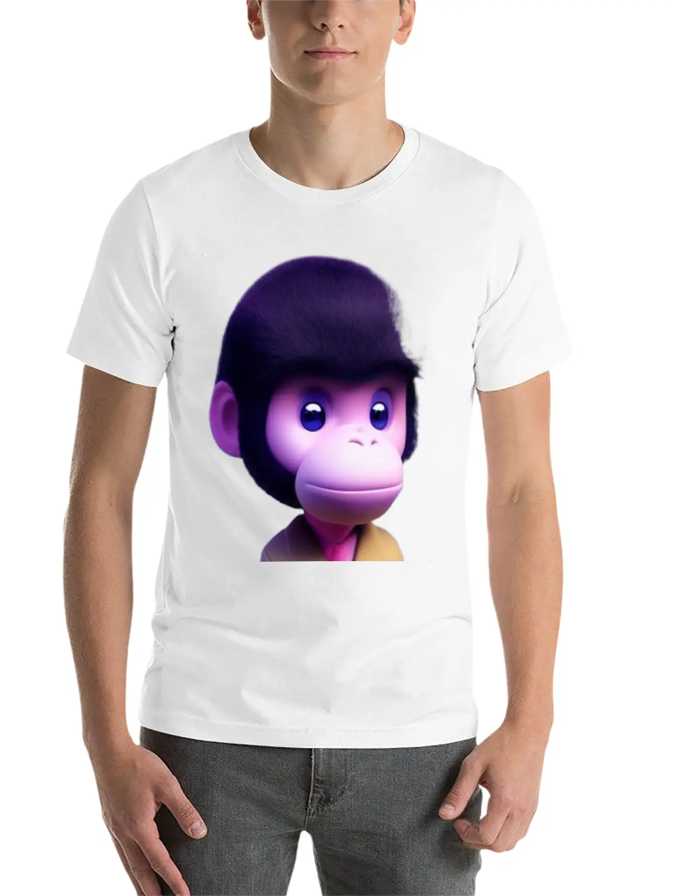 Cool Ape Stylish Everyday T-Shirt – Unisex Basic Cotton Tee