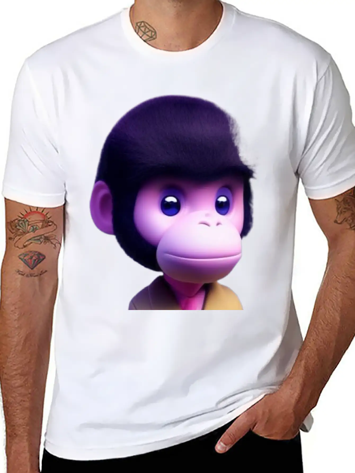 Cool Ape Stylish Everyday T-Shirt – Unisex Basic Cotton Tee