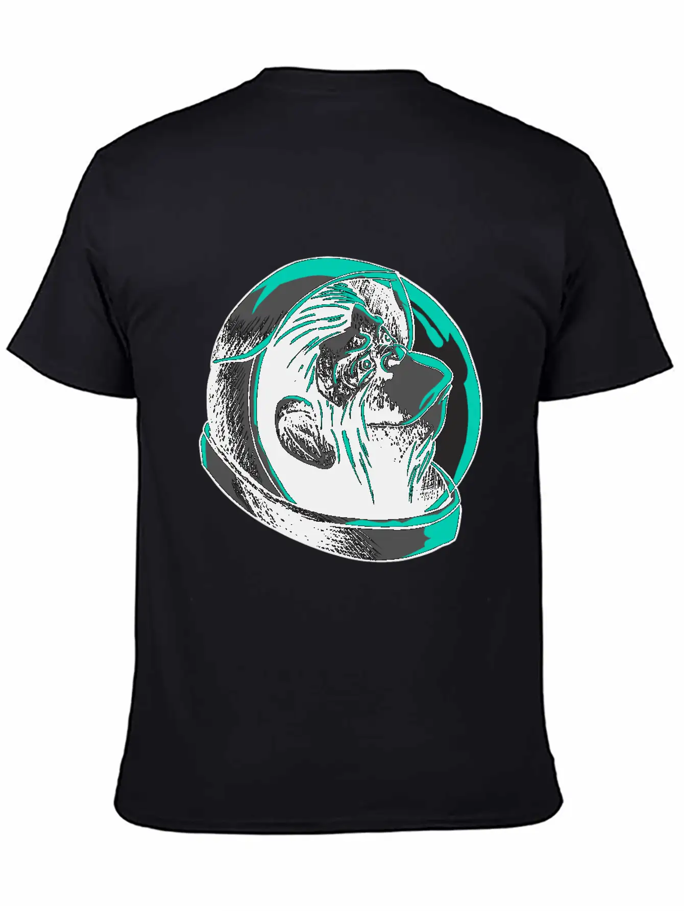 Cool Astronaut Monkey Head T-Shirt - Funny Ape Comfortable Minimalist Graphic Tee – Summer Style Essential