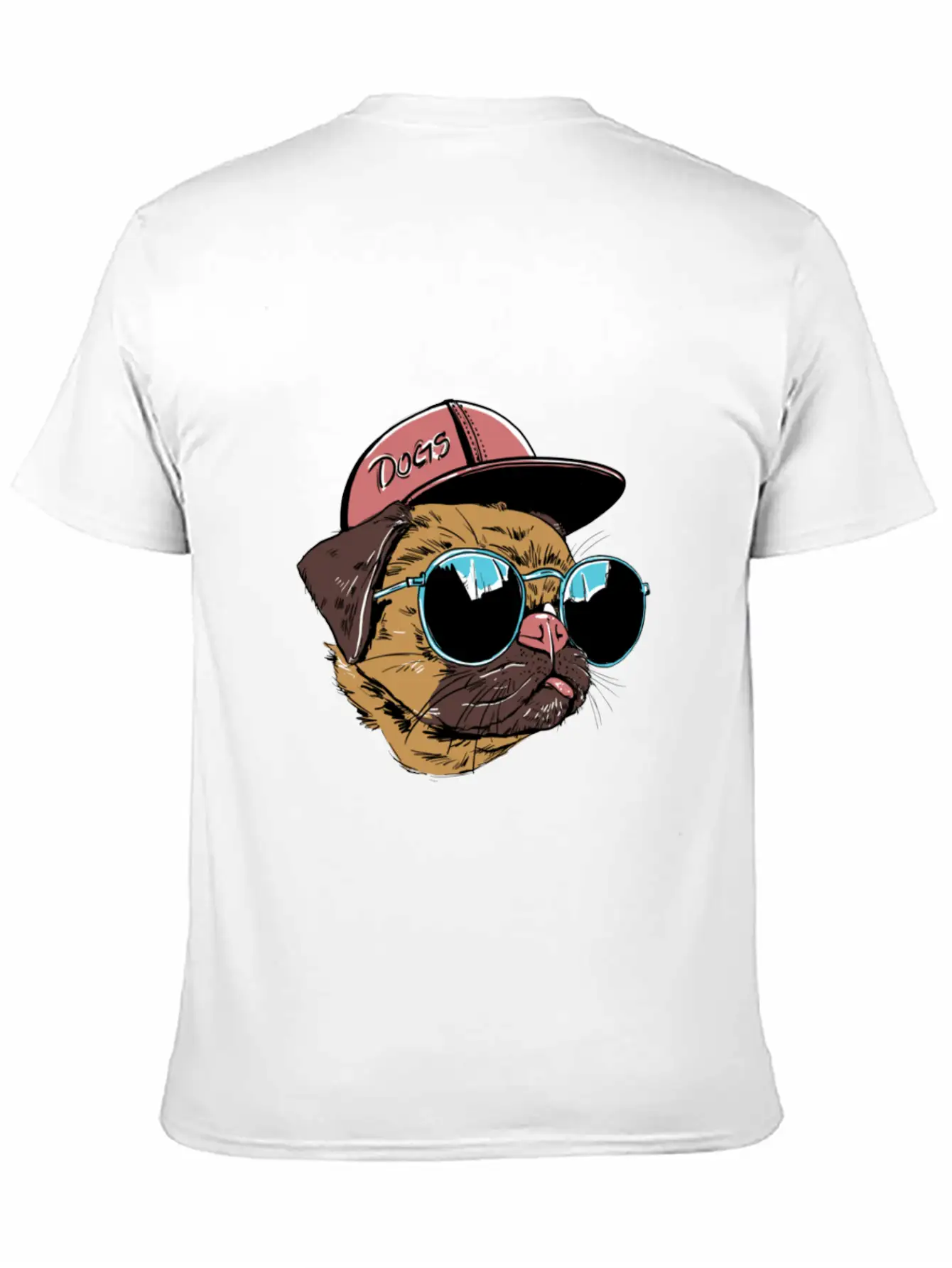 Cool Dog With Hat Comfortable Minimalist Graphic Tee – Summer Style Essential