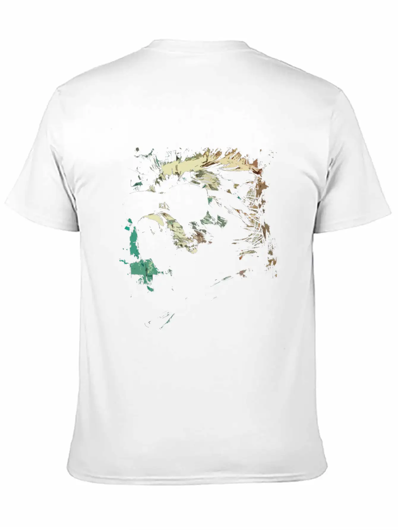 Cool Gangster Dog Grunge Portrait T-Shirt Timeless Short Sleeve Tee – Comfy And Minimalist Design