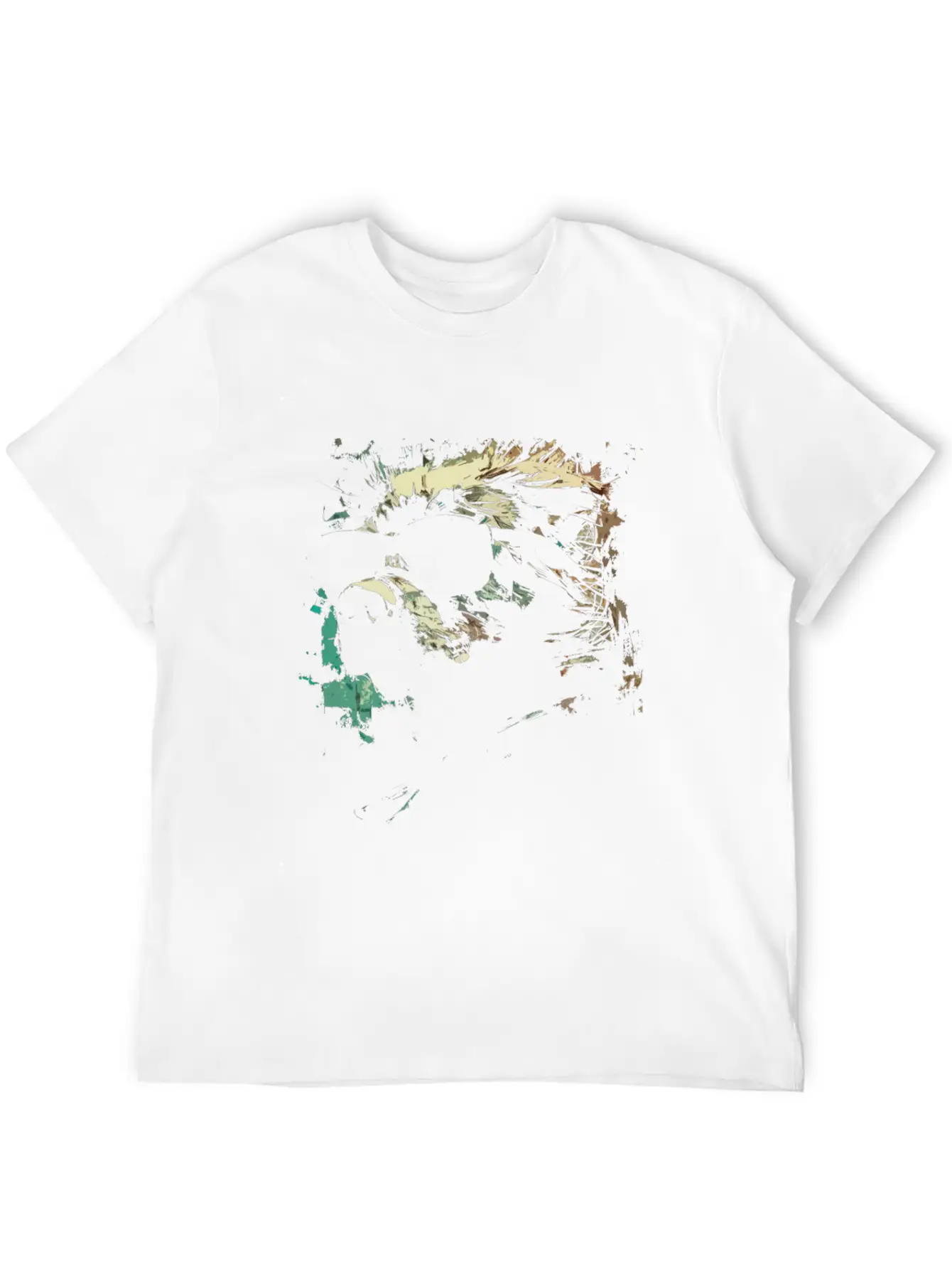 Cool Gangster Dog Grunge Portrait T-Shirt Timeless Short Sleeve Tee – Comfy And Minimalist Design