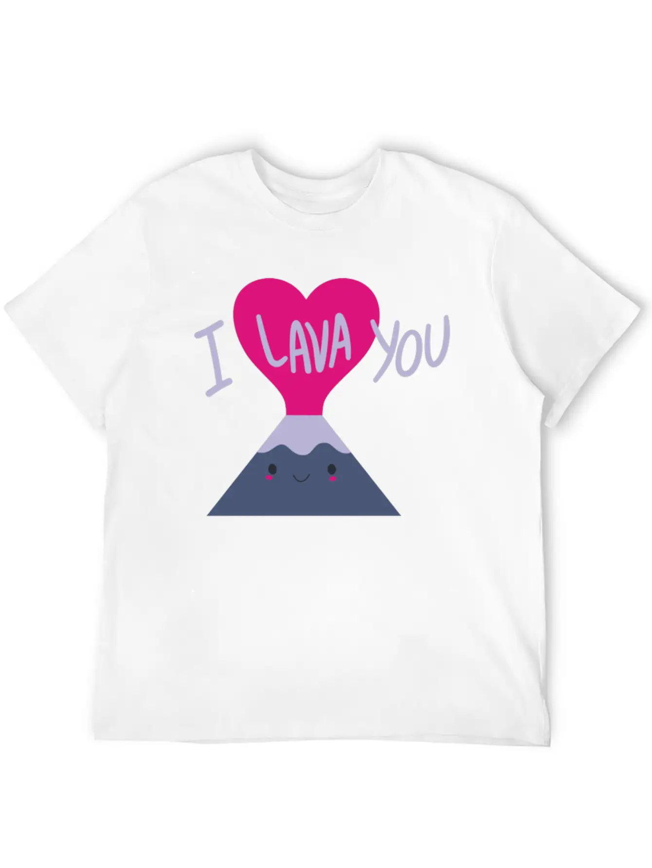 Cool I Lava You Valentine S Day Unisex Short Sleeve Soft Cotton T-Shirt – Casual Everyday Wear