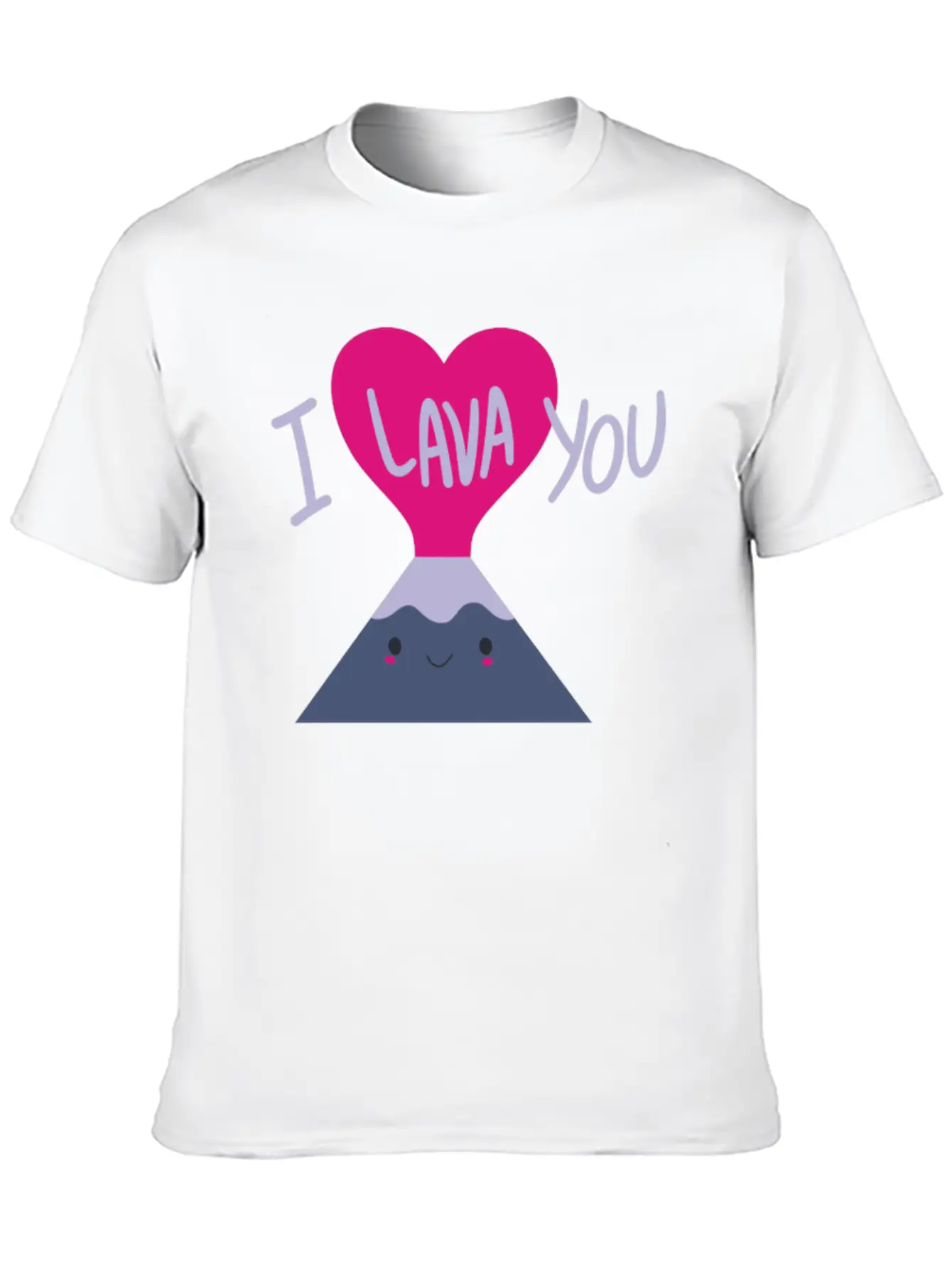 Cool I Lava You Valentine S Day Unisex Short Sleeve Soft Cotton T-Shirt – Casual Everyday Wear