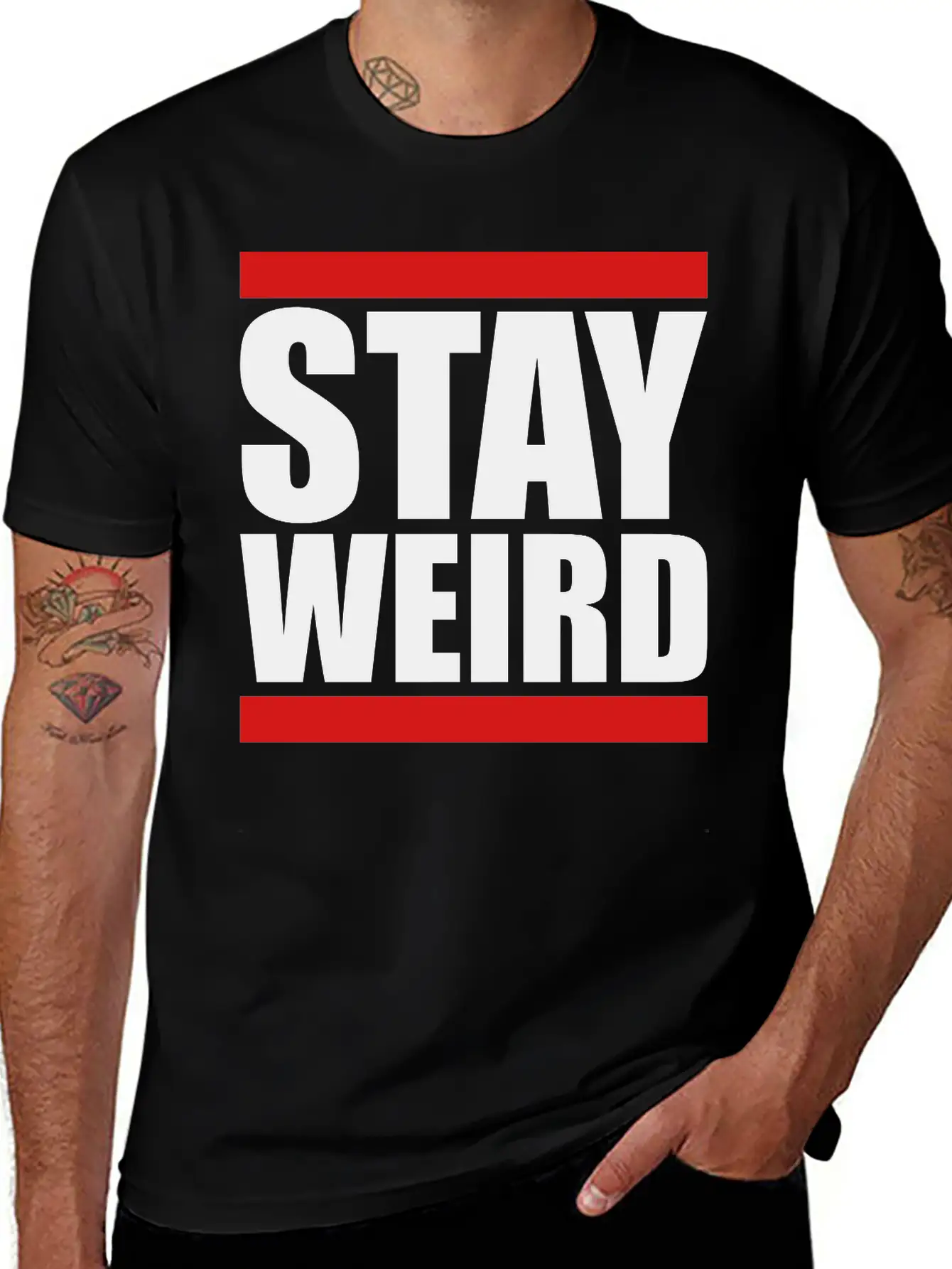 Cool Stay Weird Basic Graphic T-Shirt – Daily Comfort In Soft Cotton