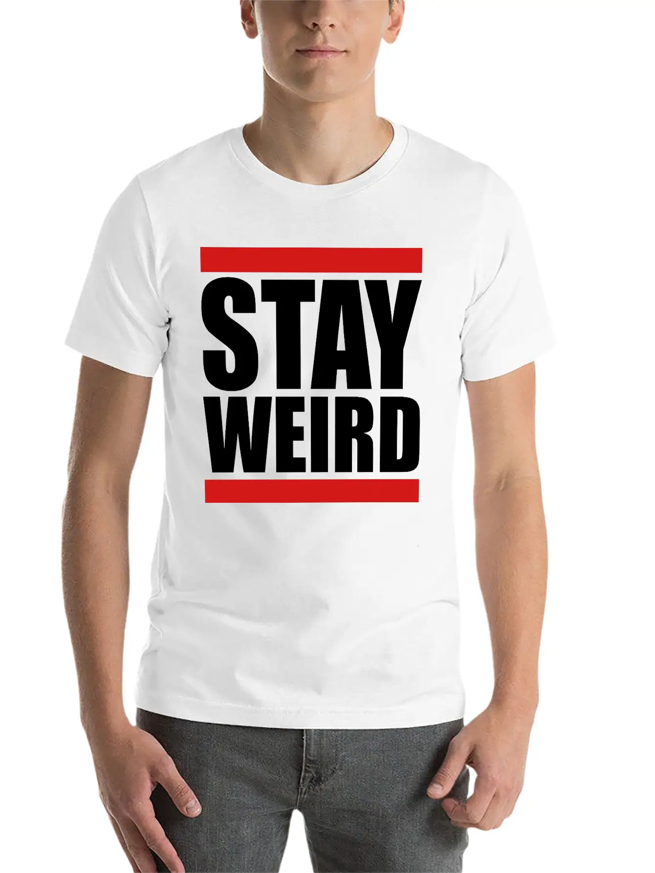Cool Stay Weird Basic Graphic T-Shirt – Daily Comfort In Soft Cotton