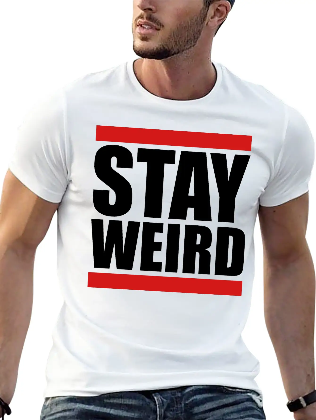 Cool Stay Weird Basic Graphic T-Shirt – Daily Comfort In Soft Cotton