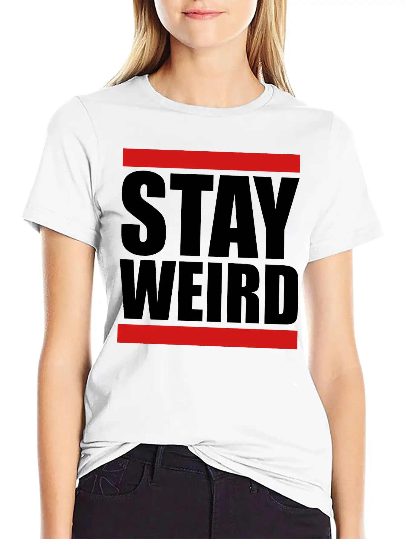 Cool Stay Weird Basic Graphic T-Shirt – Daily Comfort In Soft Cotton