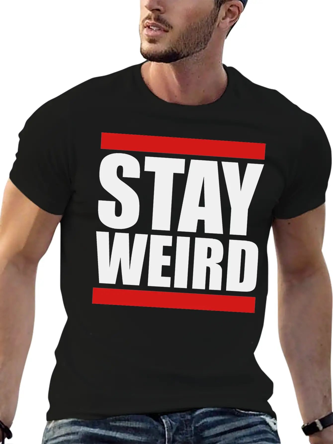 Cool Stay Weird Basic Graphic T-Shirt – Daily Comfort In Soft Cotton