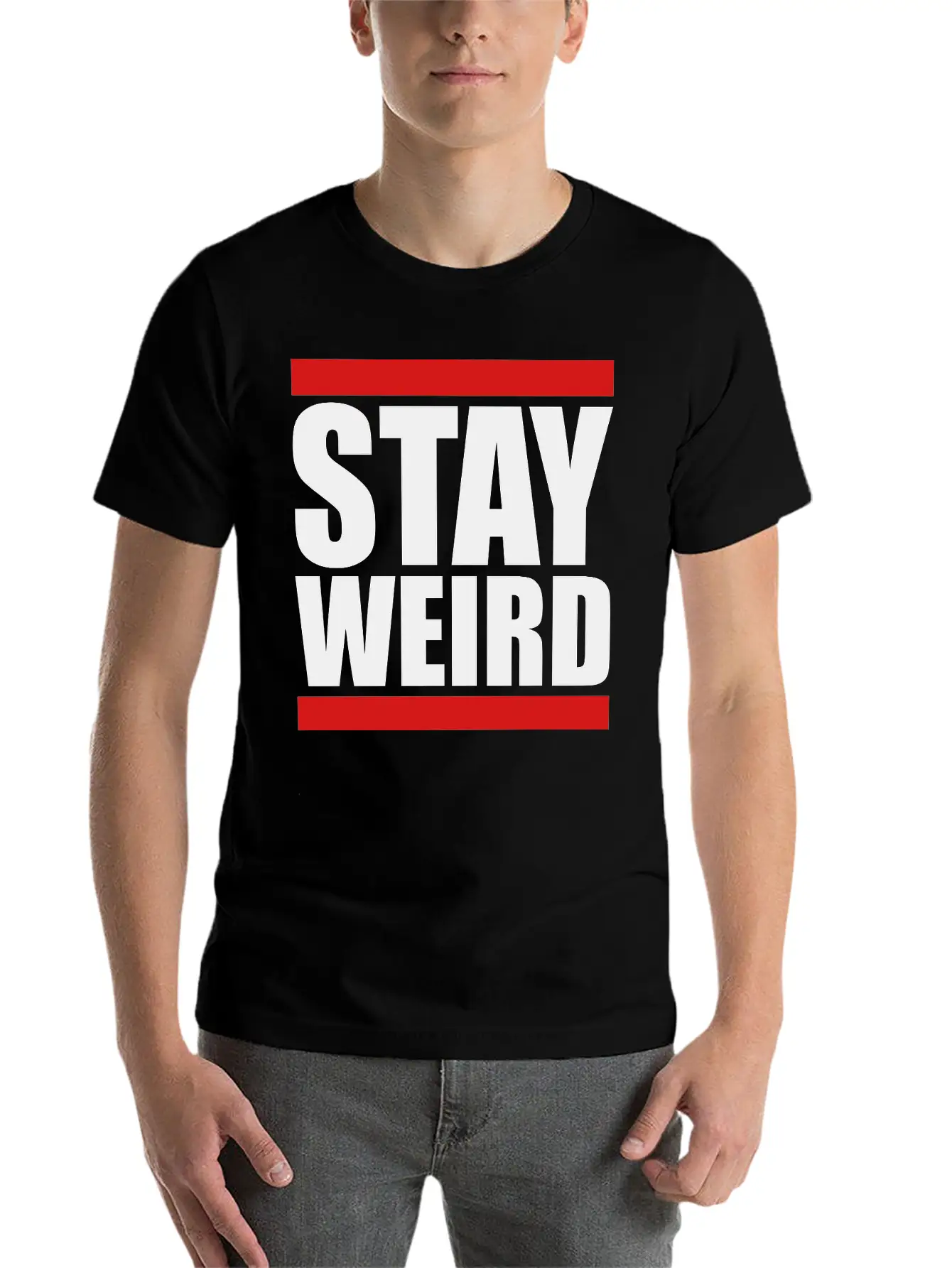 Cool Stay Weird Basic Graphic T-Shirt – Daily Comfort In Soft Cotton