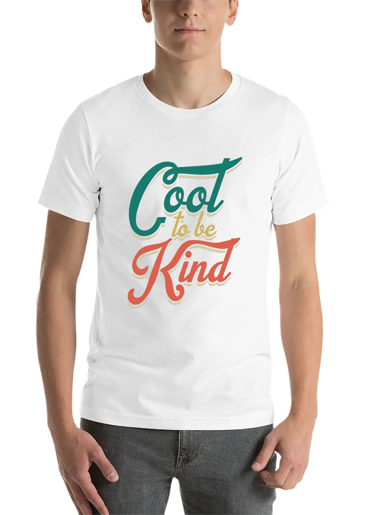 Cool To Be Kind Basic Graphic T-Shirt – Daily Comfort In Soft Cotton