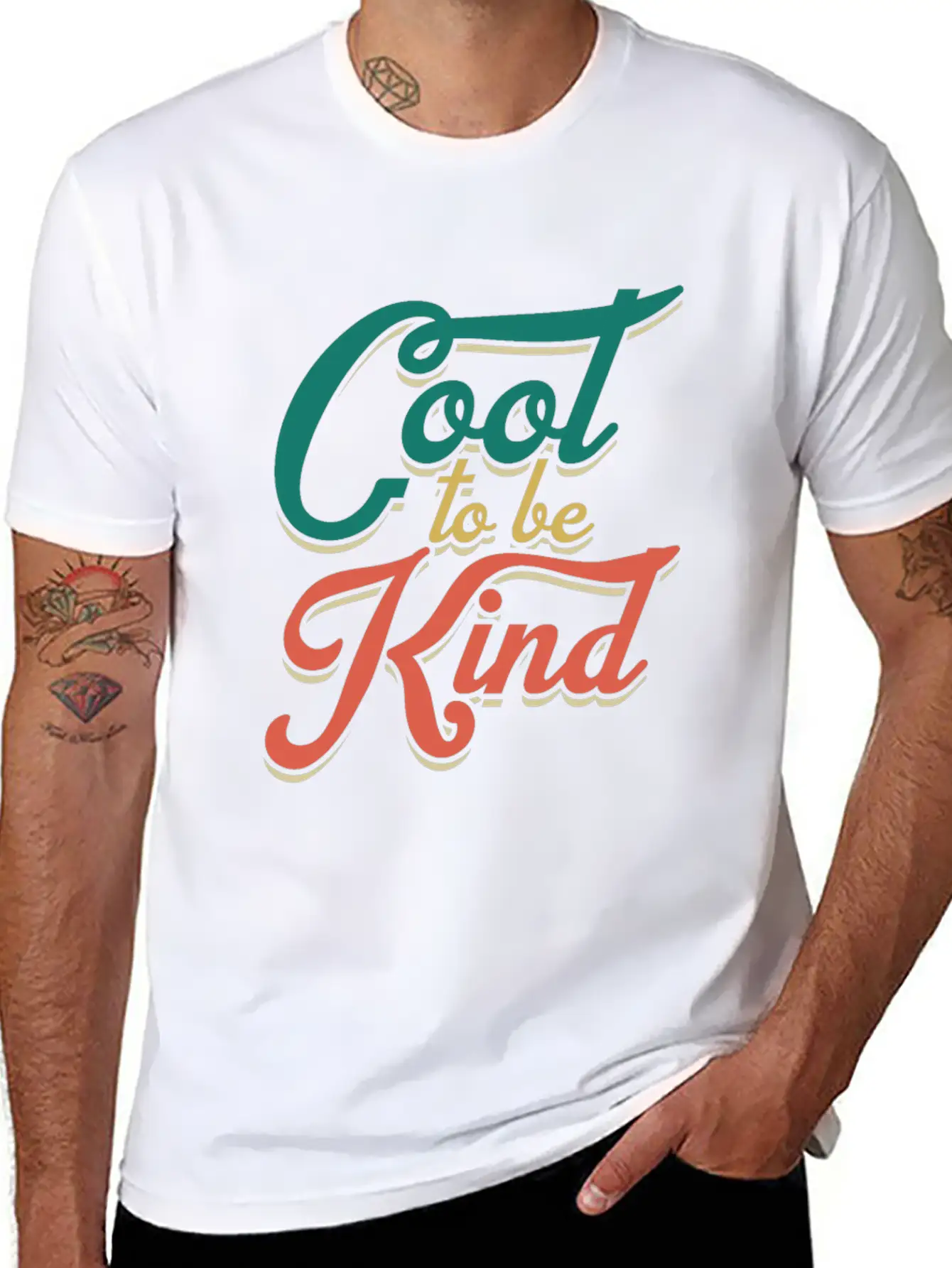 Cool To Be Kind Basic Graphic T-Shirt – Daily Comfort In Soft Cotton