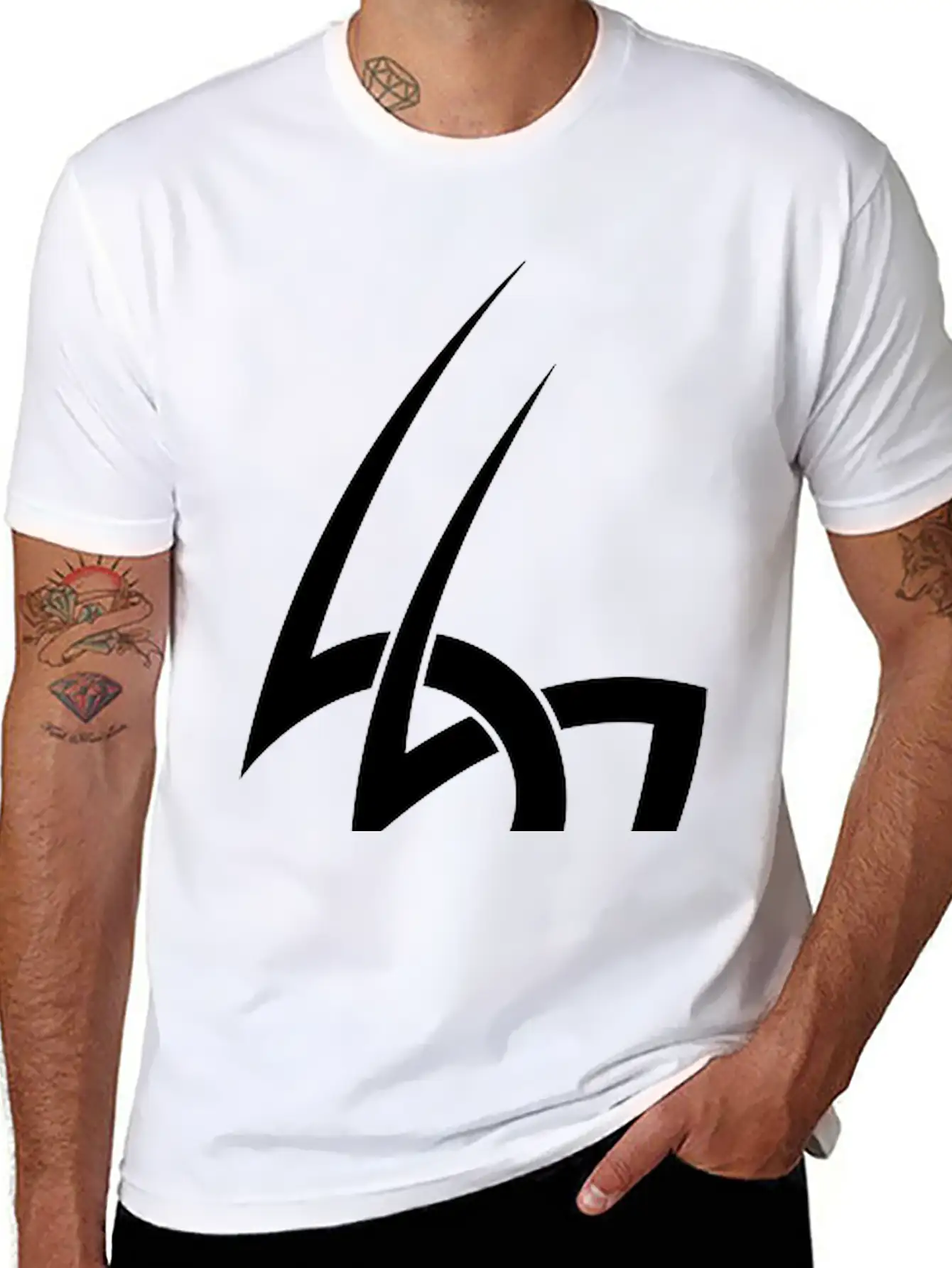 Cool Tribal Tattoo Design Timeless Short Sleeve Tee – Comfy And Minimalist Design