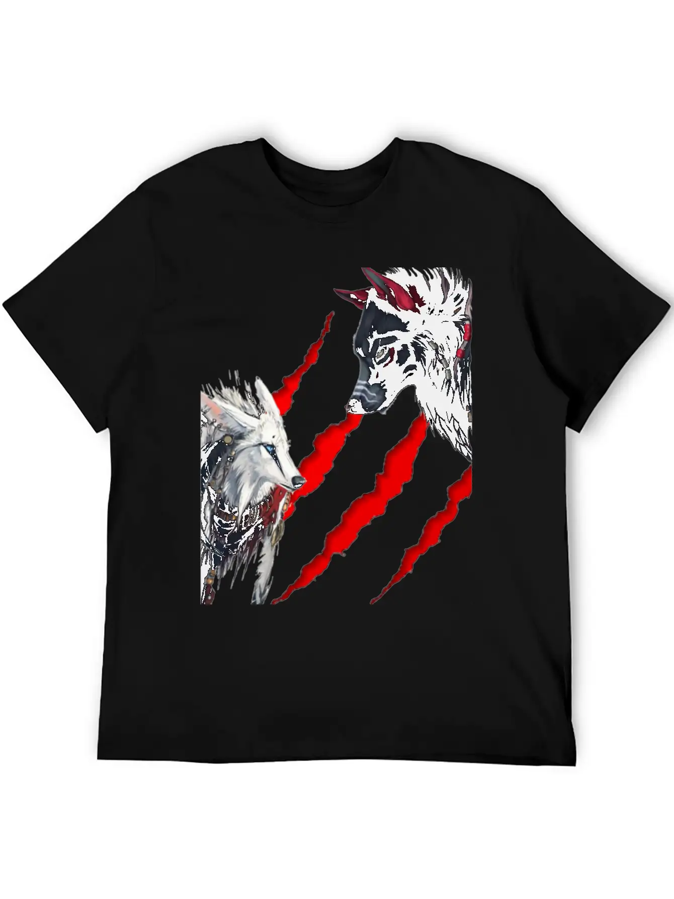 Cool Wolf Design Stylish Everyday T-Shirt – Unisex Basic Cotton Tee