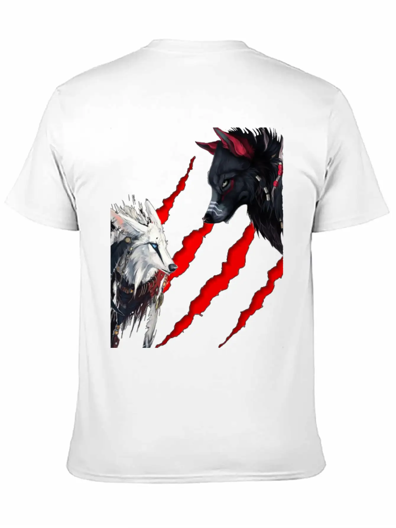 Cool Wolf Design Stylish Everyday T-Shirt – Unisex Basic Cotton Tee