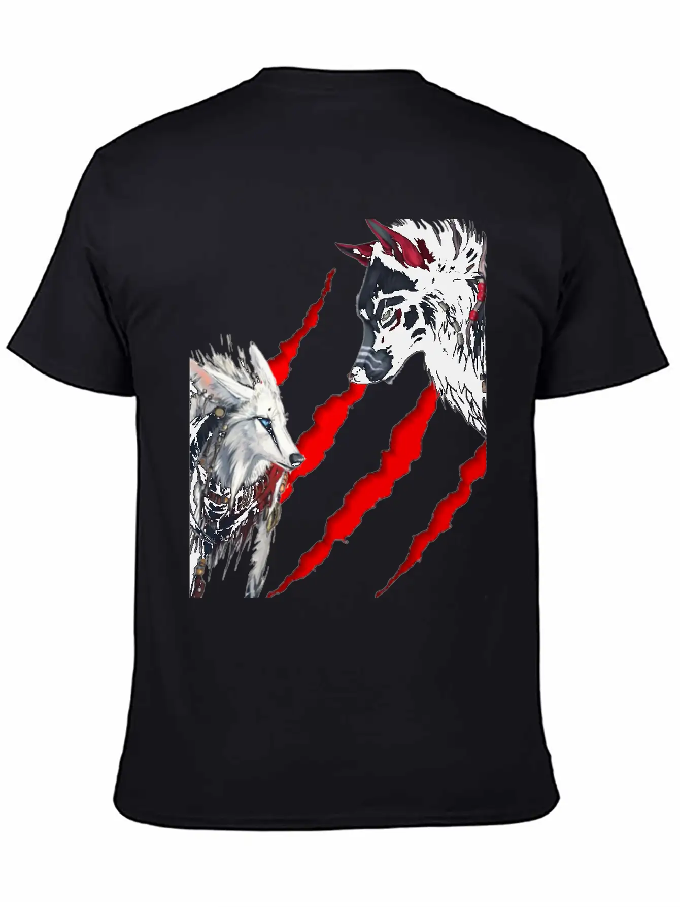 Cool Wolf Design Stylish Everyday T-Shirt – Unisex Basic Cotton Tee