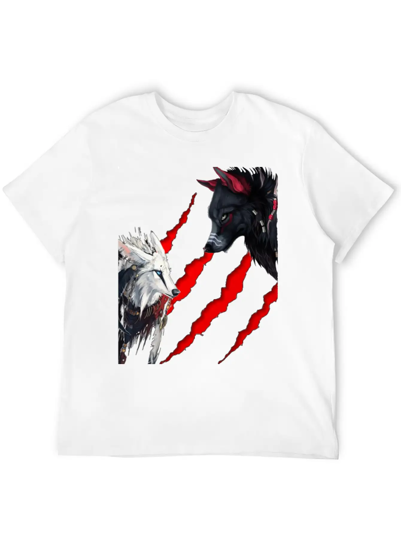 Cool Wolf Design Stylish Everyday T-Shirt – Unisex Basic Cotton Tee